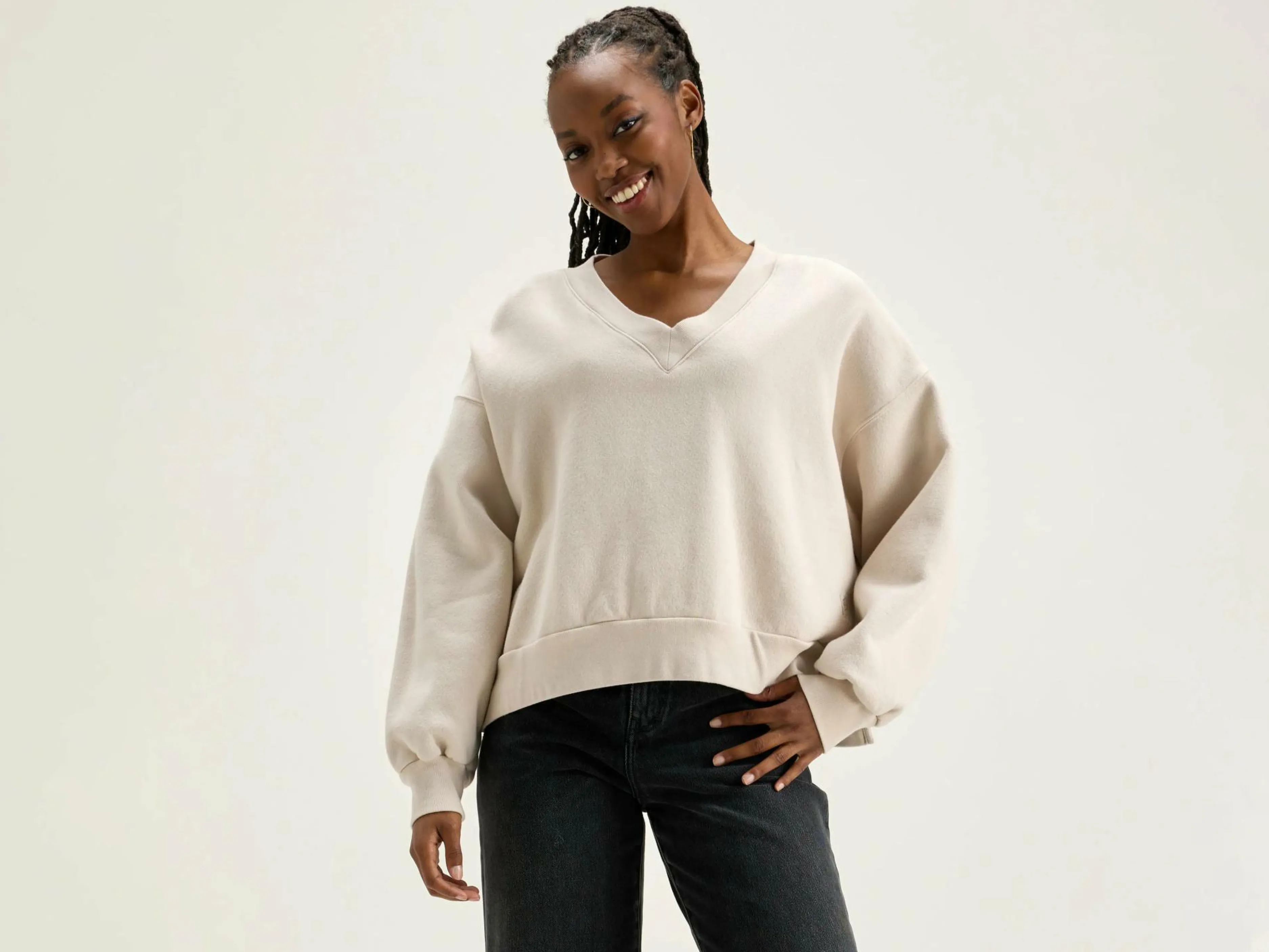 Sweatshirts-Bellerose Sweatshirt Col V Varola Shell
