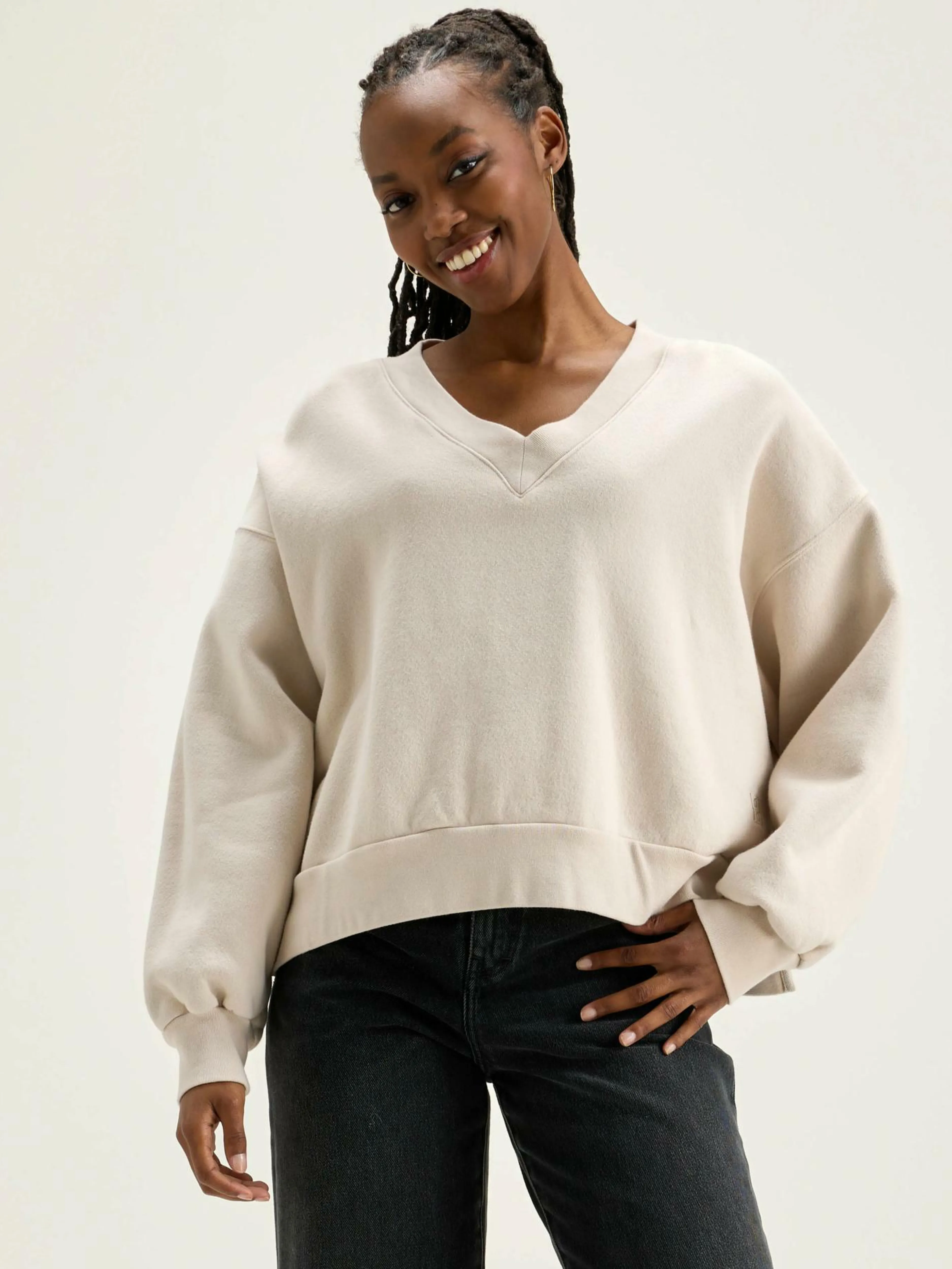 Sweatshirts-Bellerose Sweatshirt Col V Varola Shell
