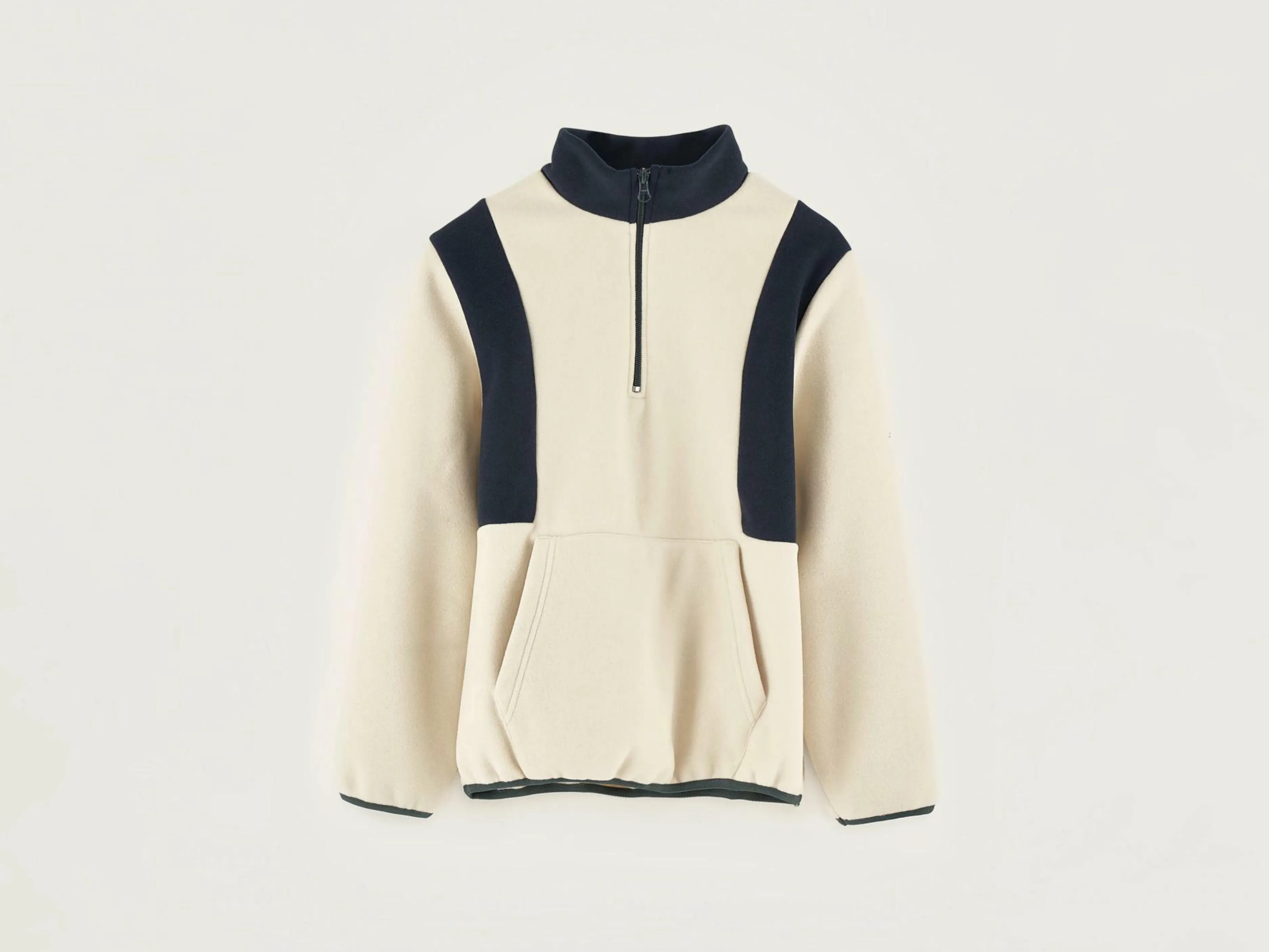 Sweatshirts-Bellerose Sweatshirt Col Zippé Faris Sugarcane