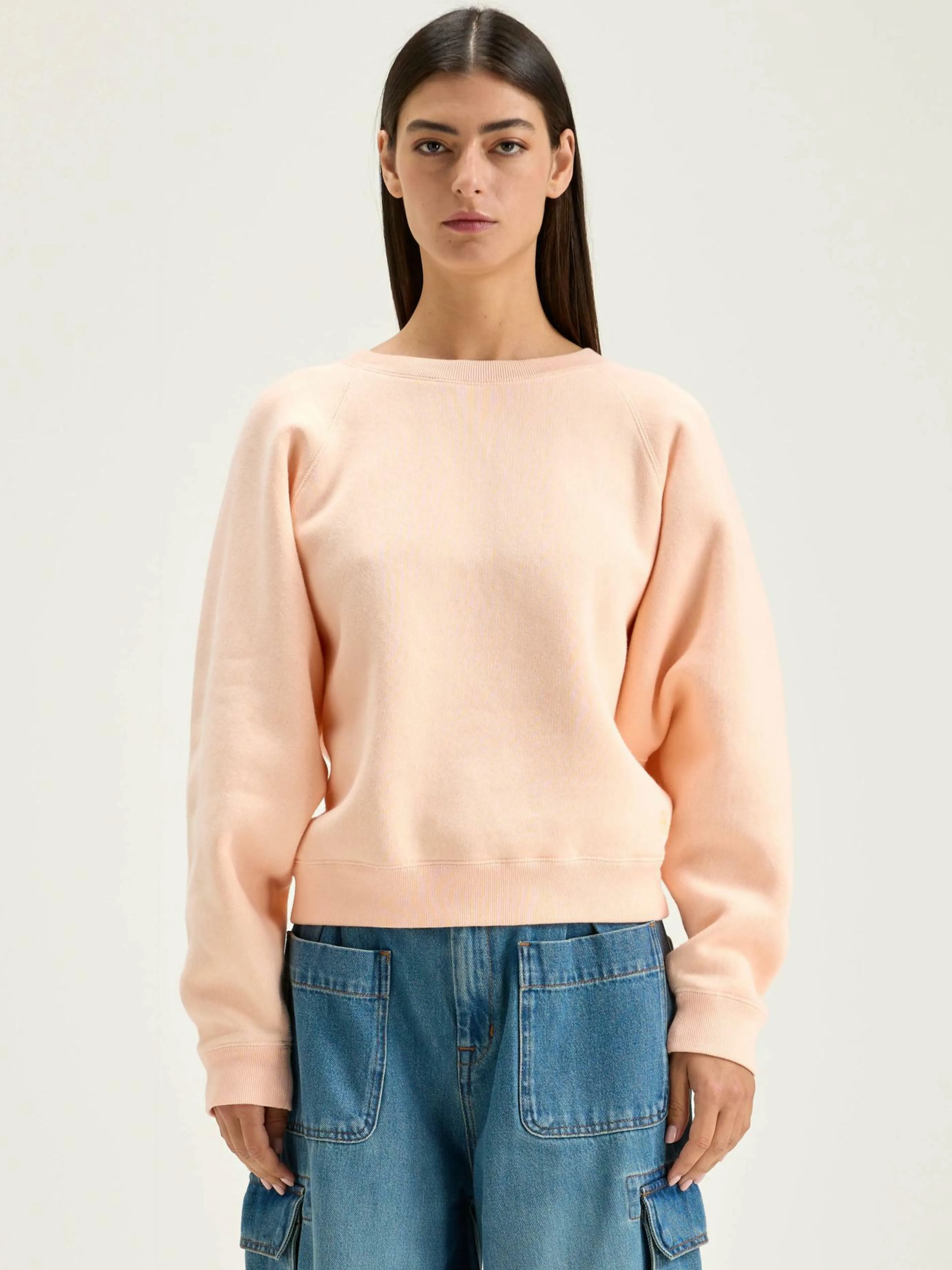 Sweatshirts-Bellerose Sweatshirt Décontracté Fella Light rose
