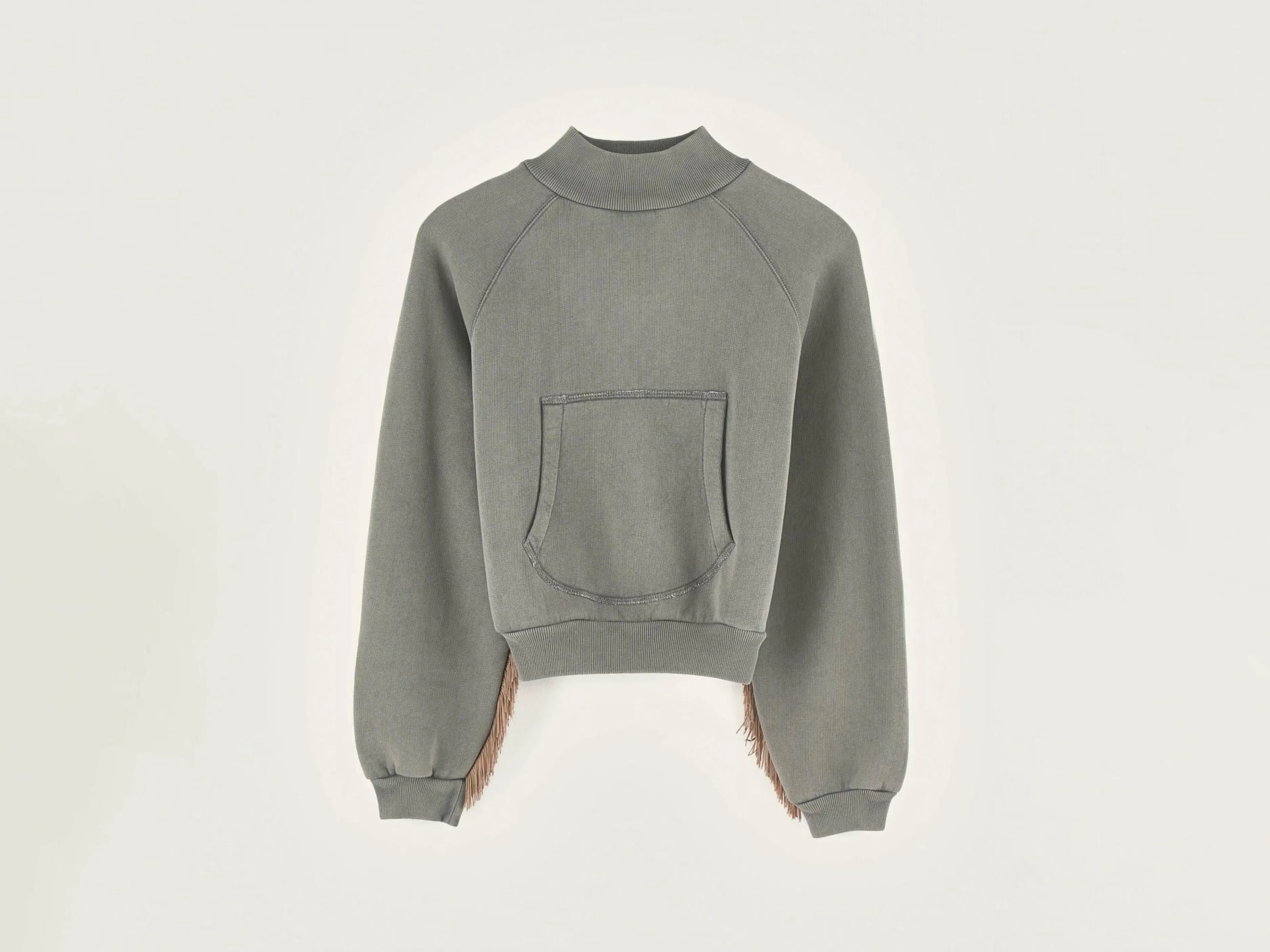 Sweatshirts-Bellerose Sweatshirt Décontracté Flores Black sand