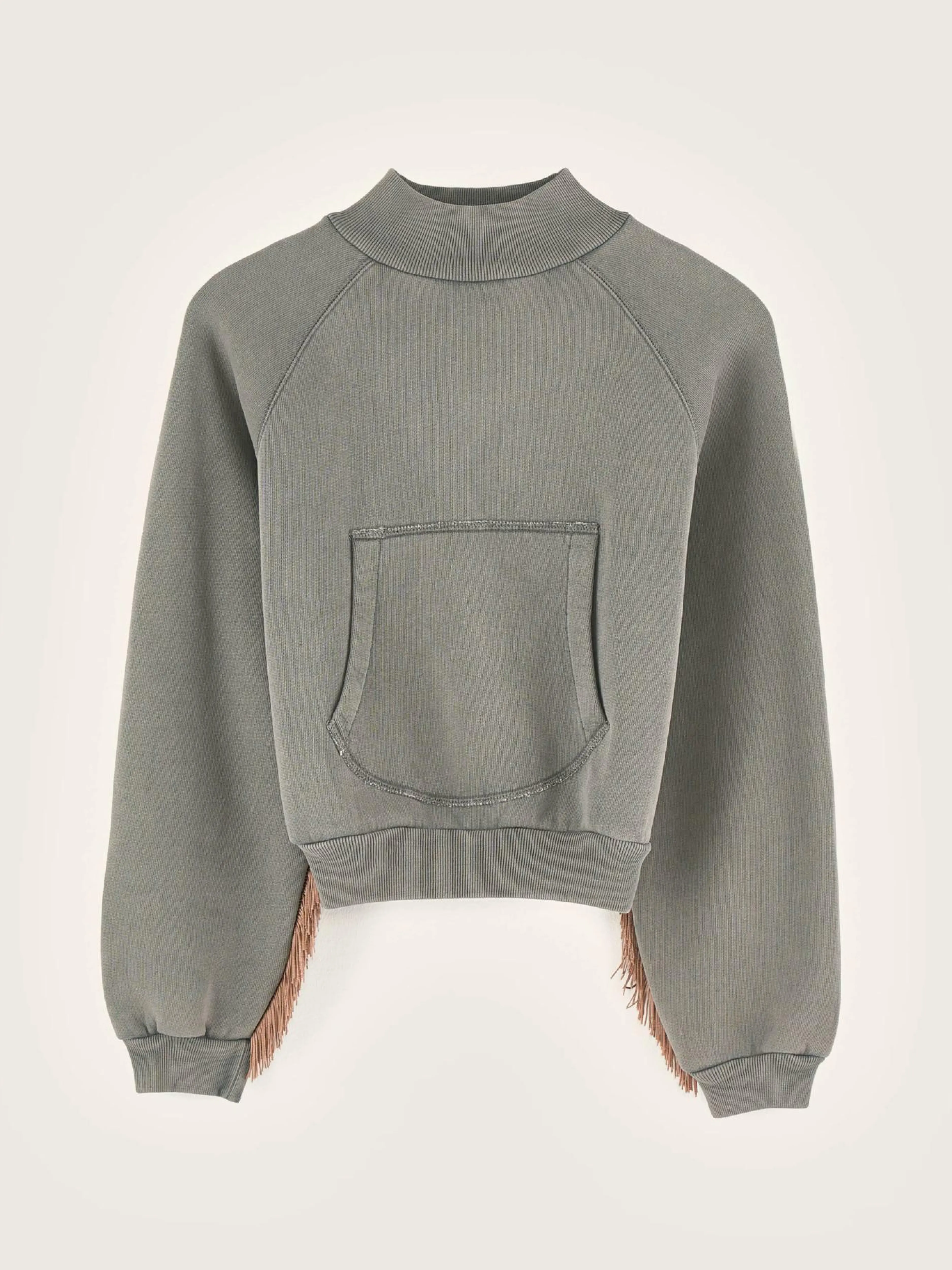 Sweatshirts-Bellerose Sweatshirt Décontracté Flores Black sand