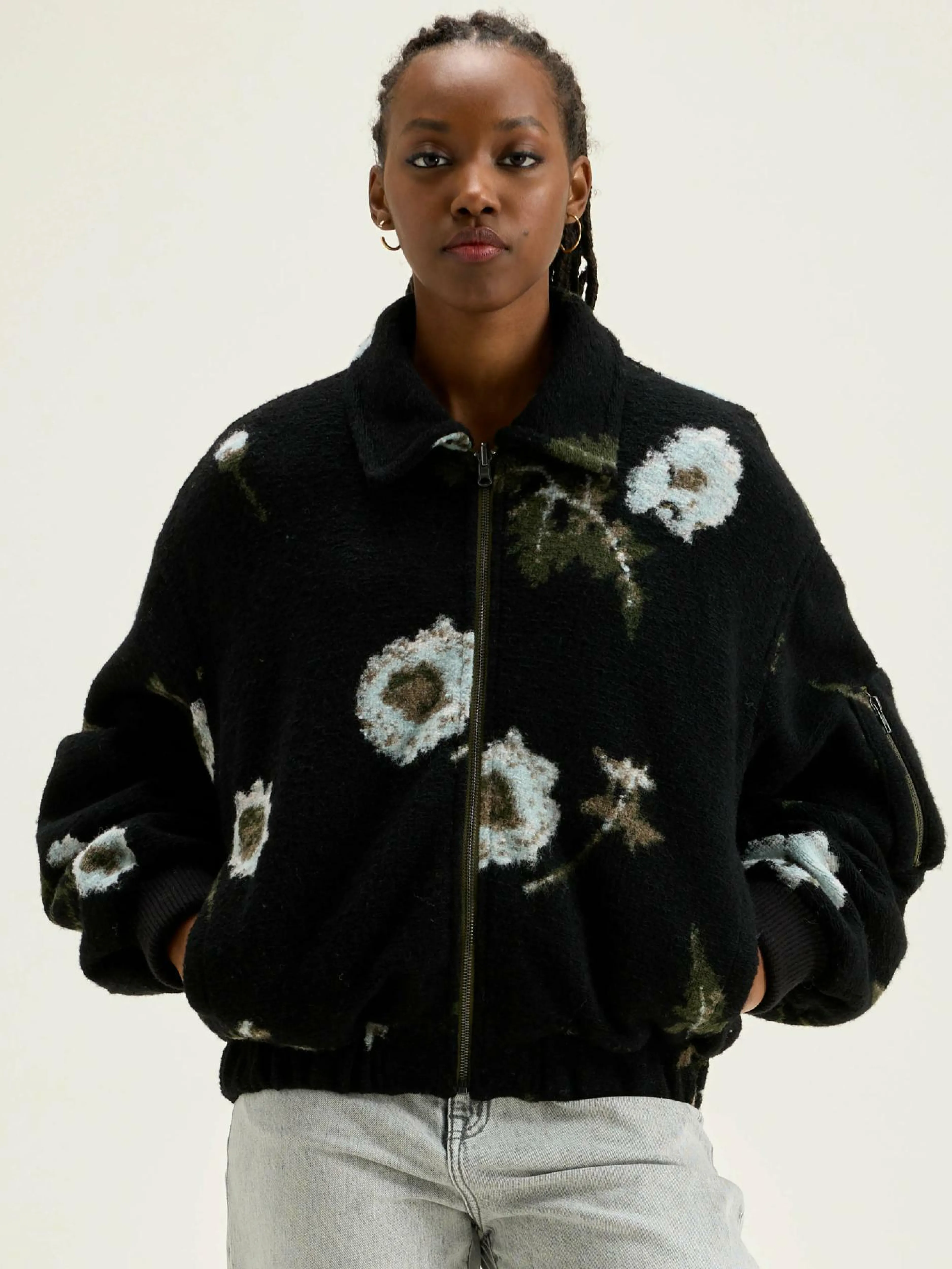 Sweatshirts-Bellerose Sweatshirt Style Bomber Asher
