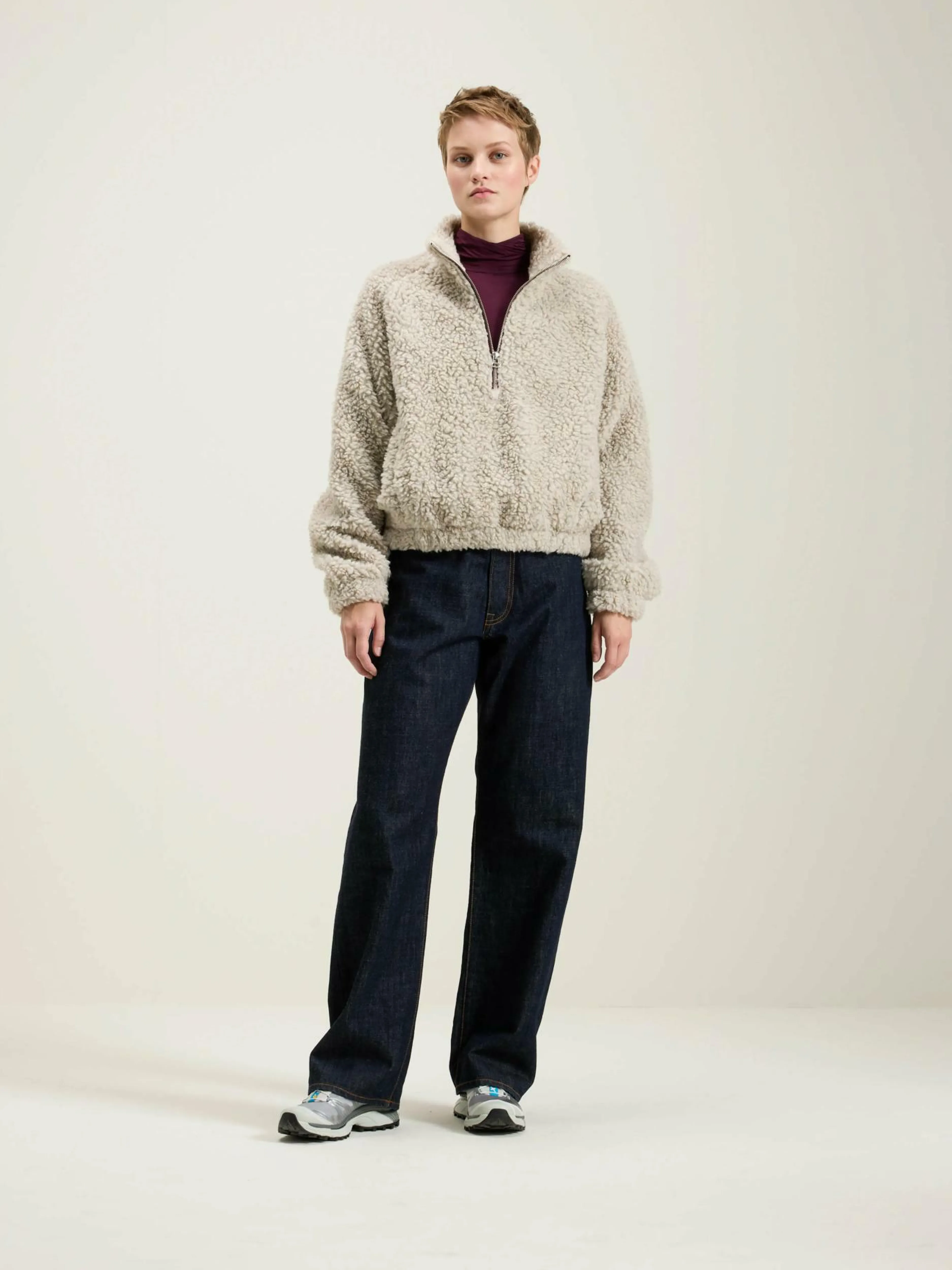 Sweatshirts-Bellerose Sweatshirt Teddy Alixe Heather grey