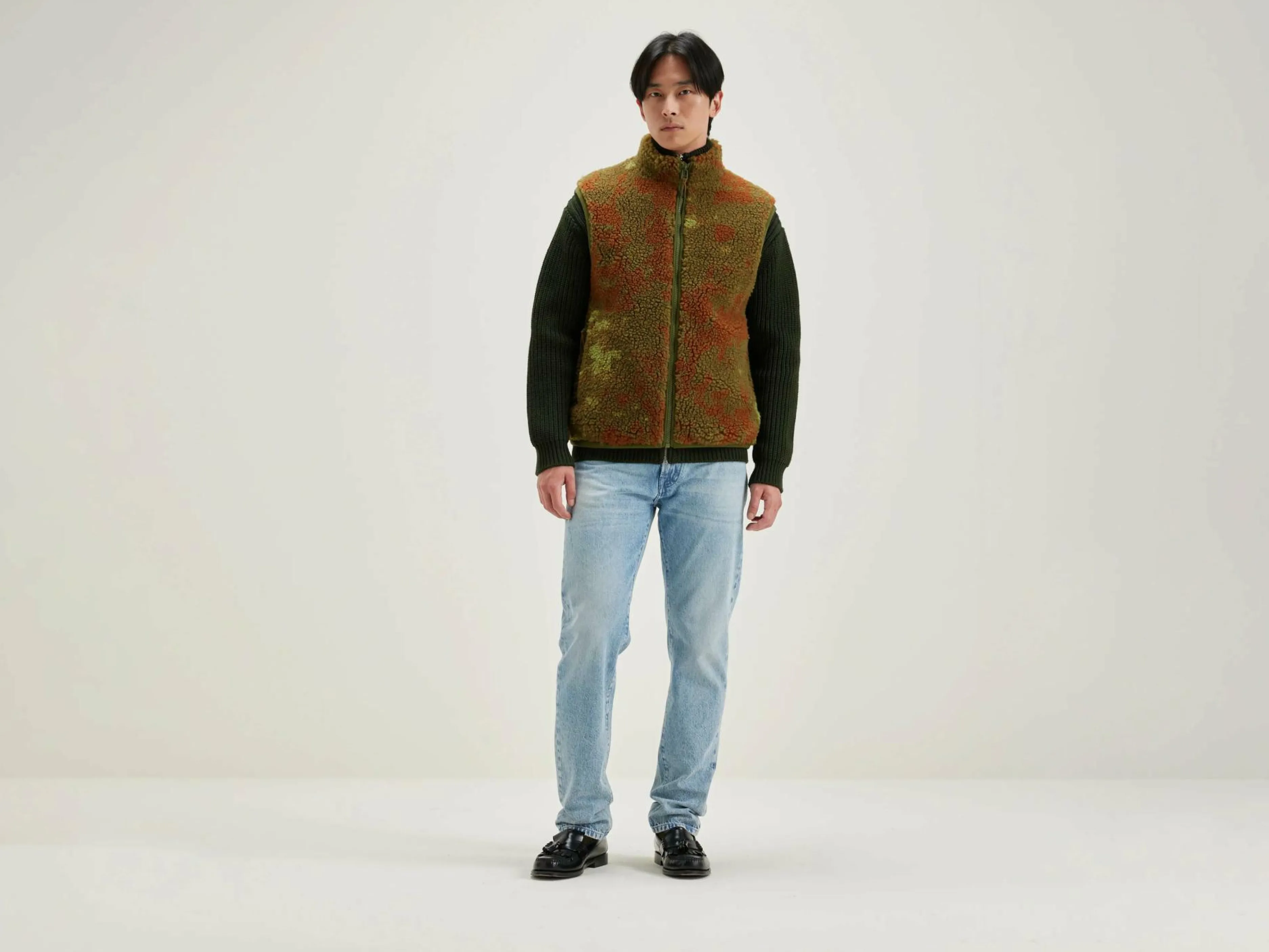 Manteaux & Vestes-Bellerose Sweatshirt Teddy Sans Manches Jarron