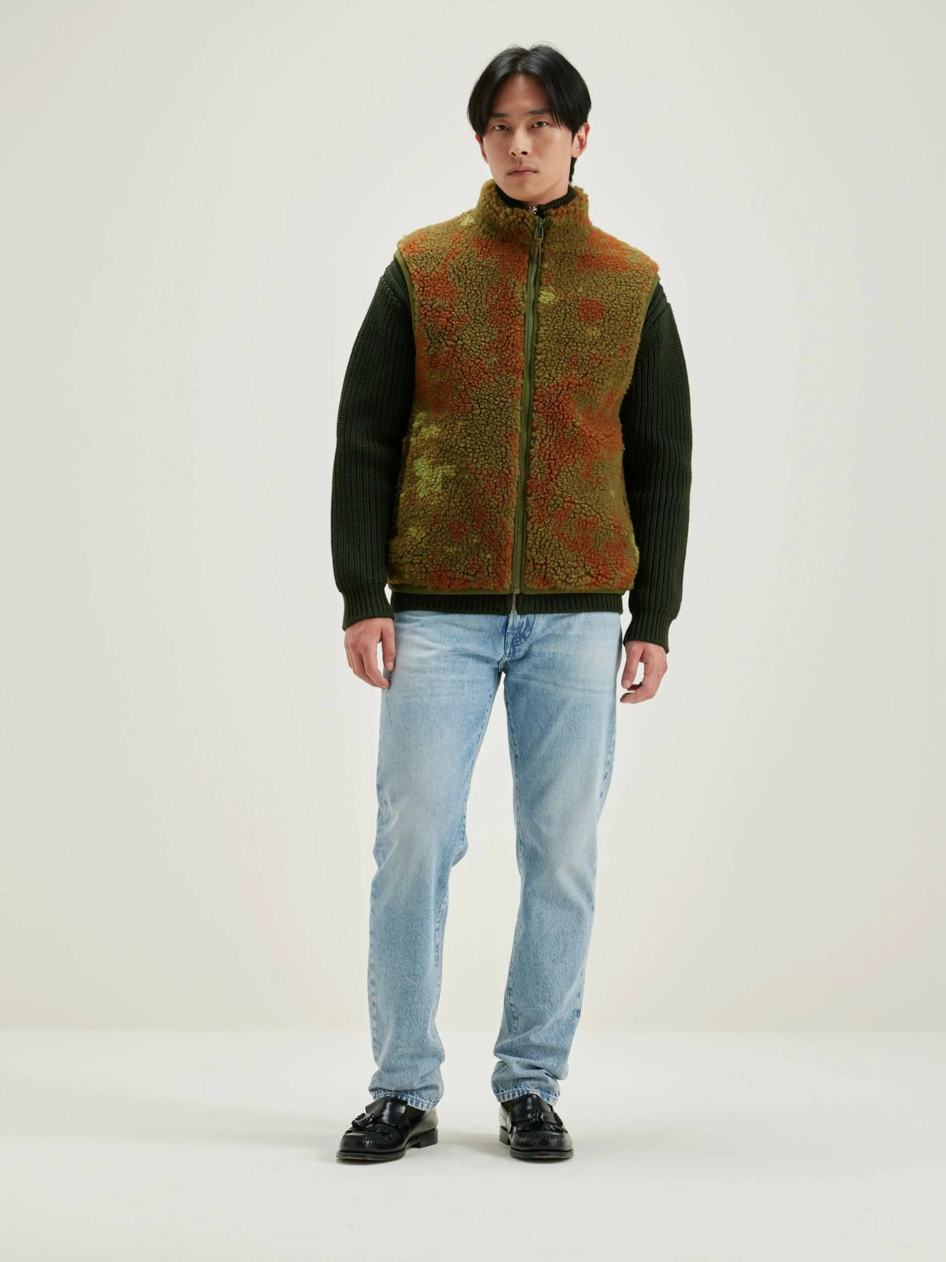Manteaux & Vestes-Bellerose Sweatshirt Teddy Sans Manches Jarron