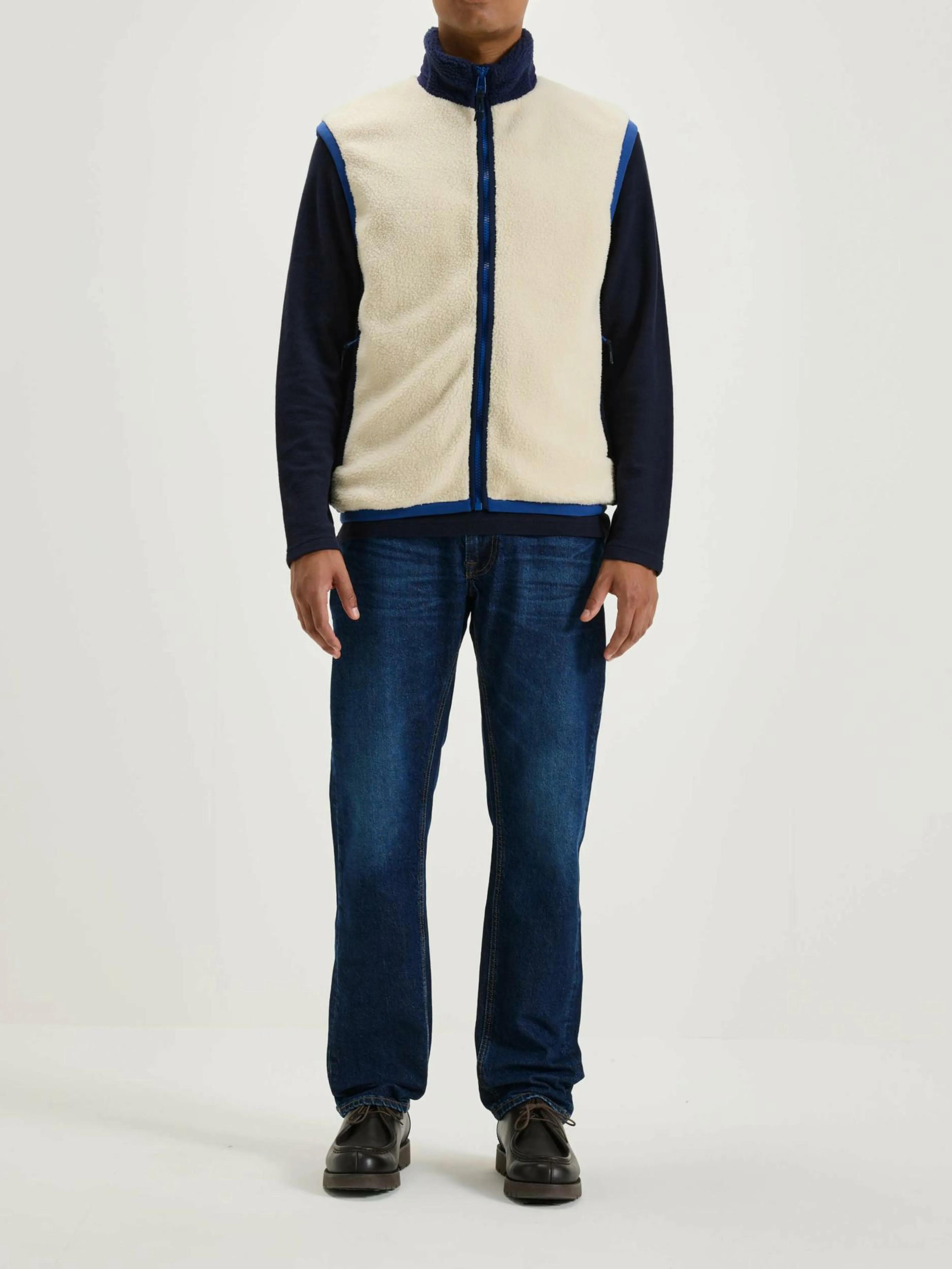 Manteaux & Vestes-Bellerose Sweatshirt Zippé Sans Manches Jarrod