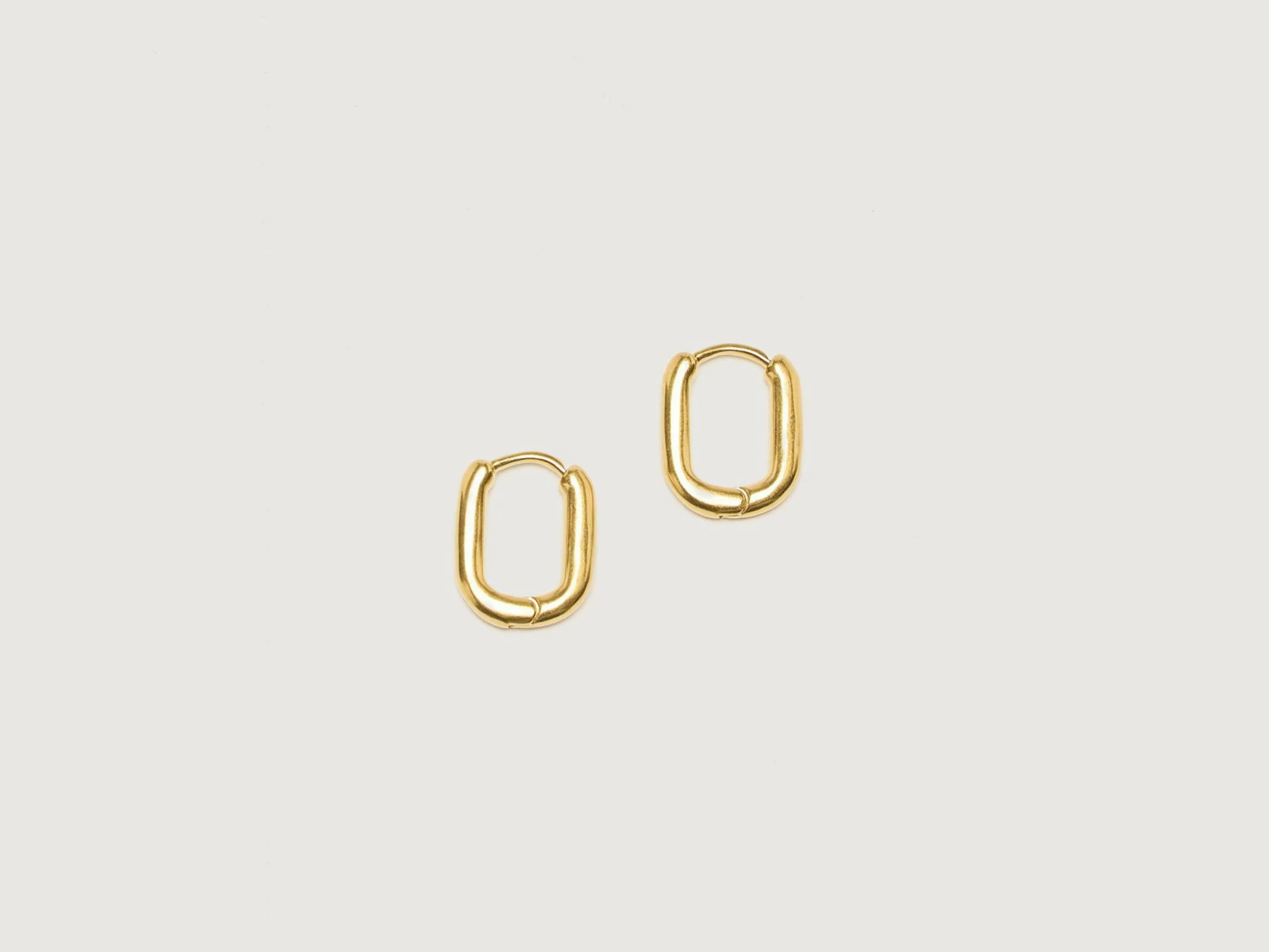 Bijoux-Ten jewellery TEN Boucles D'oreilles Oblong En Or