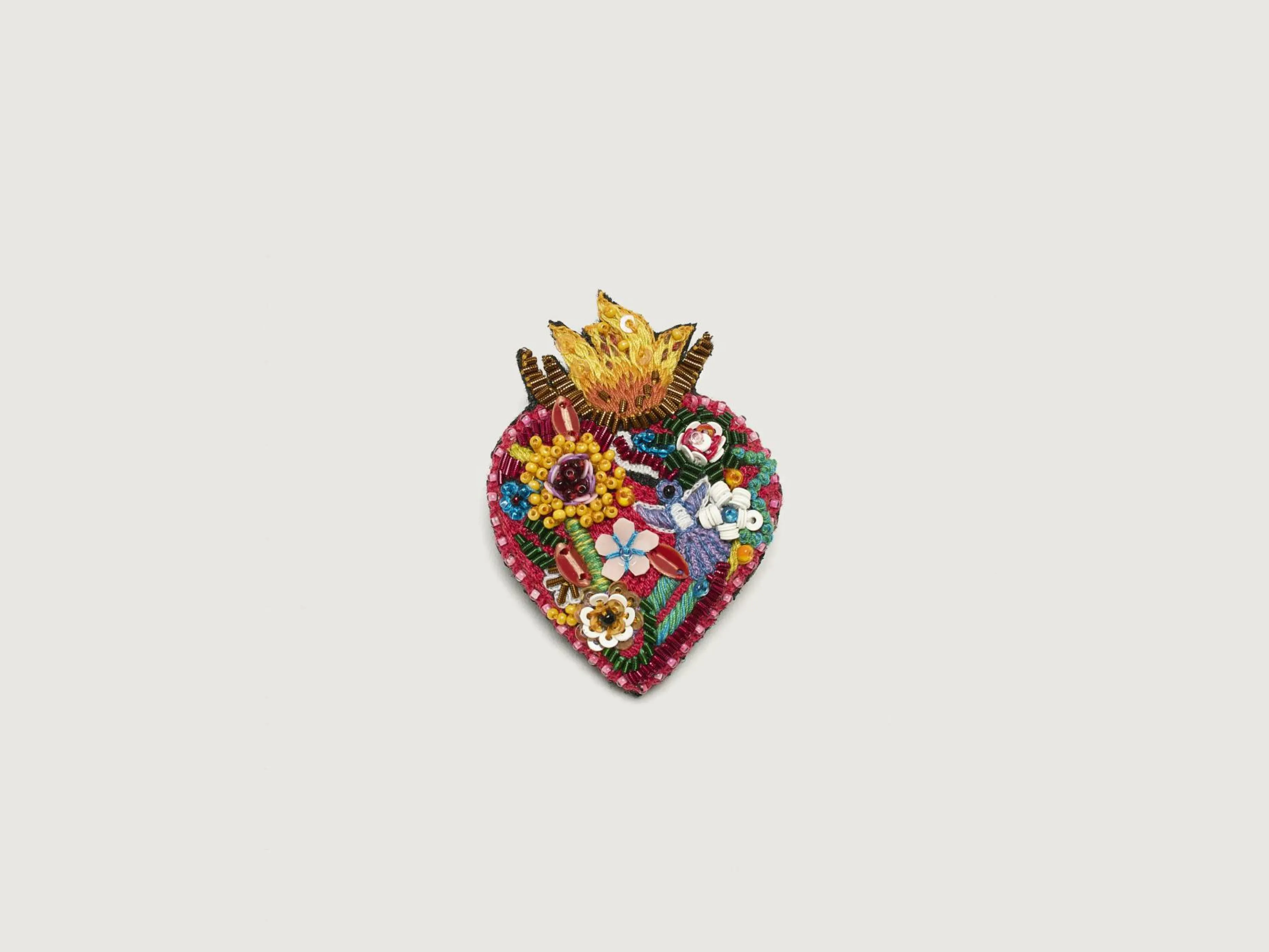 Bijoux-Trovelore Broche Flaming Heart