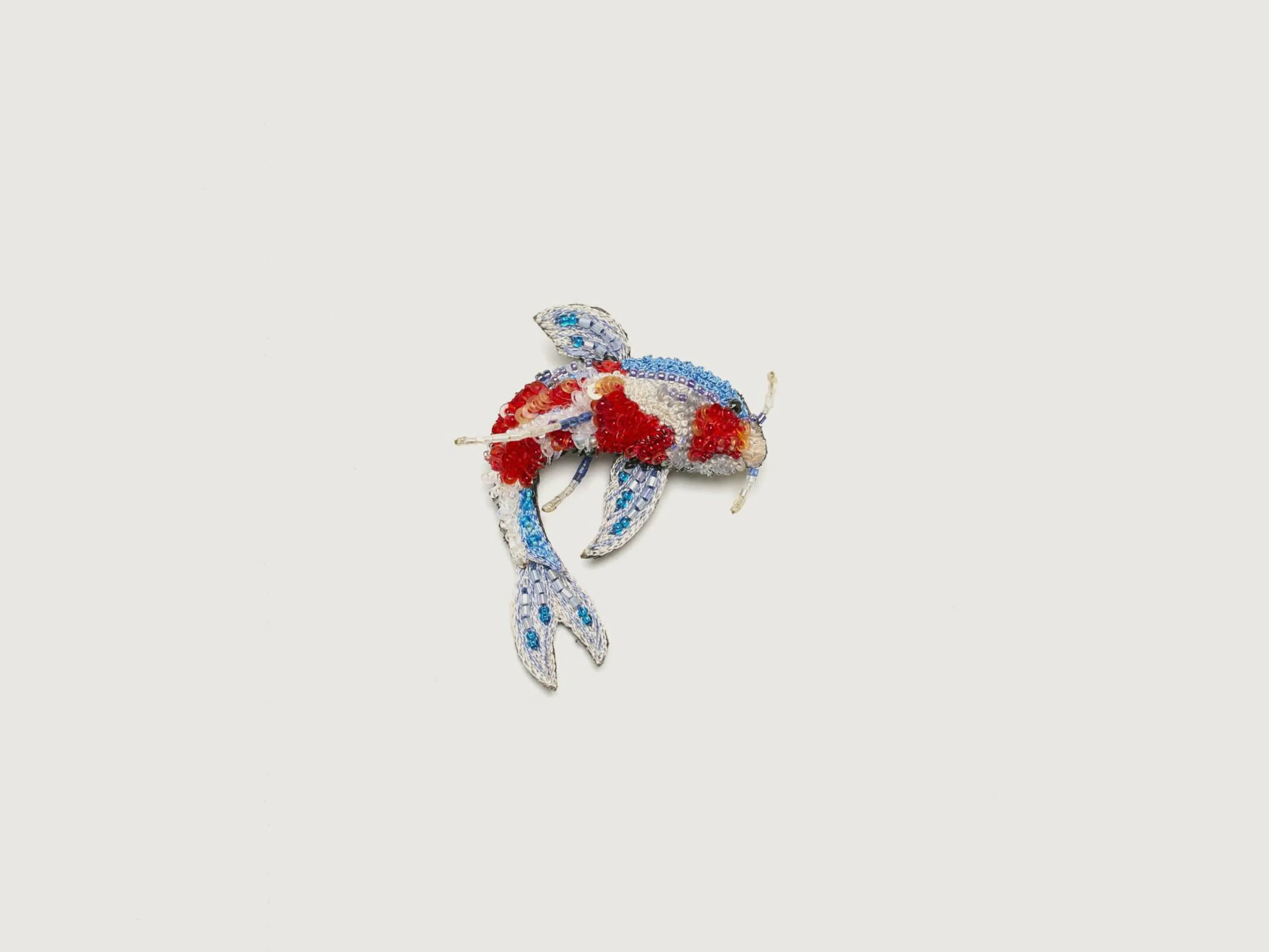 Bijoux-Trovelore Broche Kohaku Koi Fish