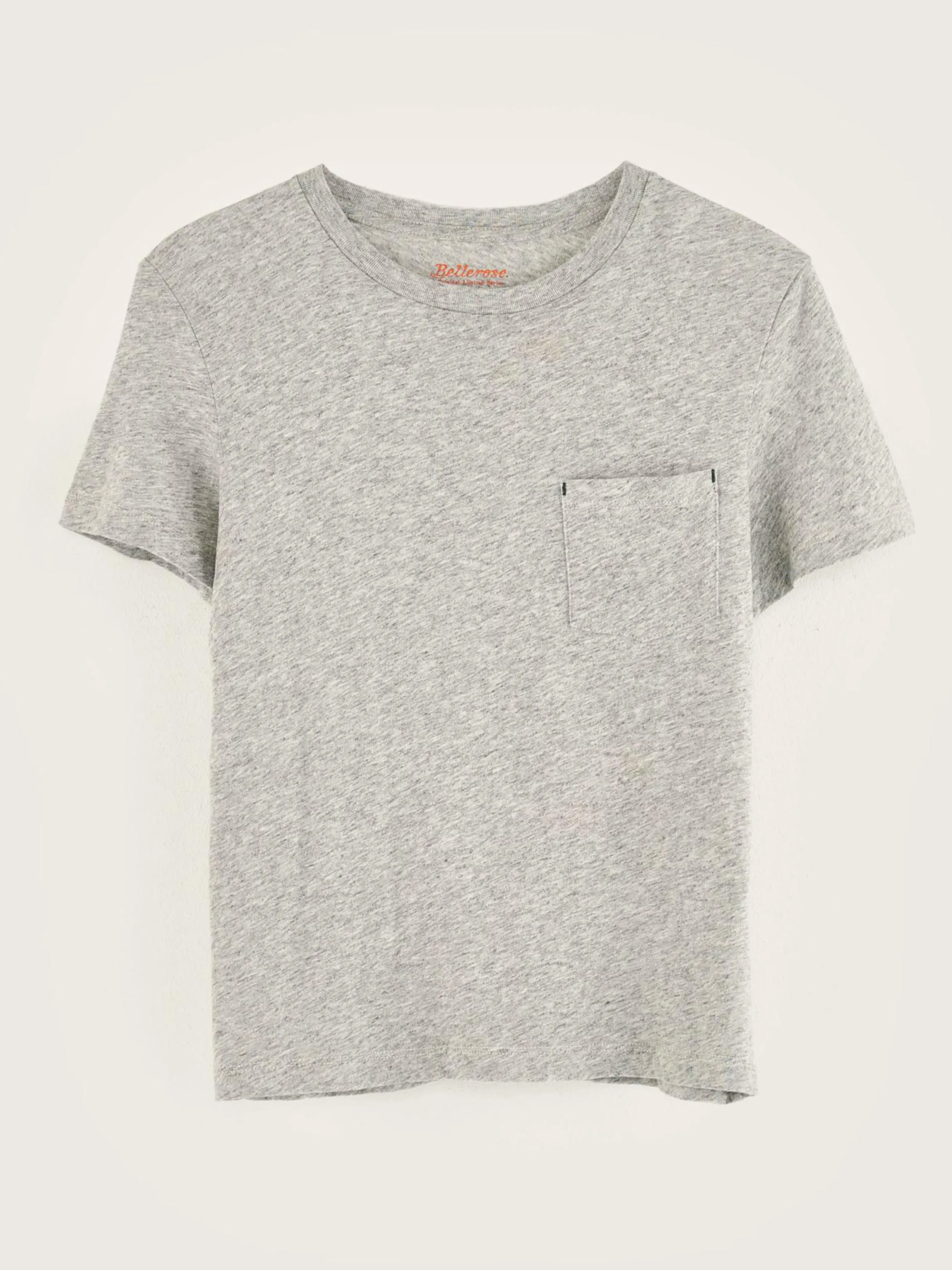 T-Shirt & Polos-Bellerose T-shirt à Manches Courtes Aldo Heather grey
