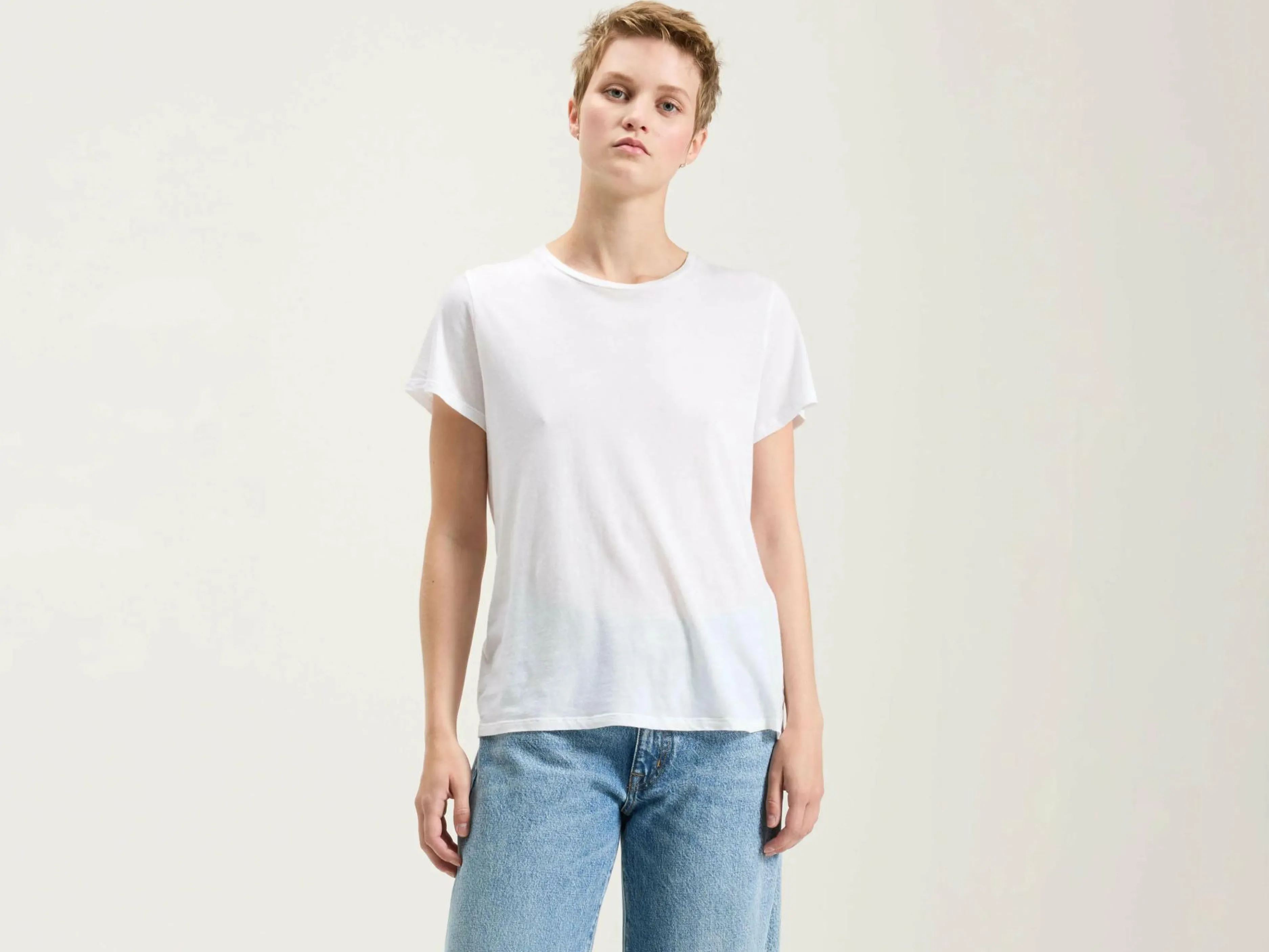 T-Shirts & Tops-Bellerose T-shirt à Manches Courtes Covi White