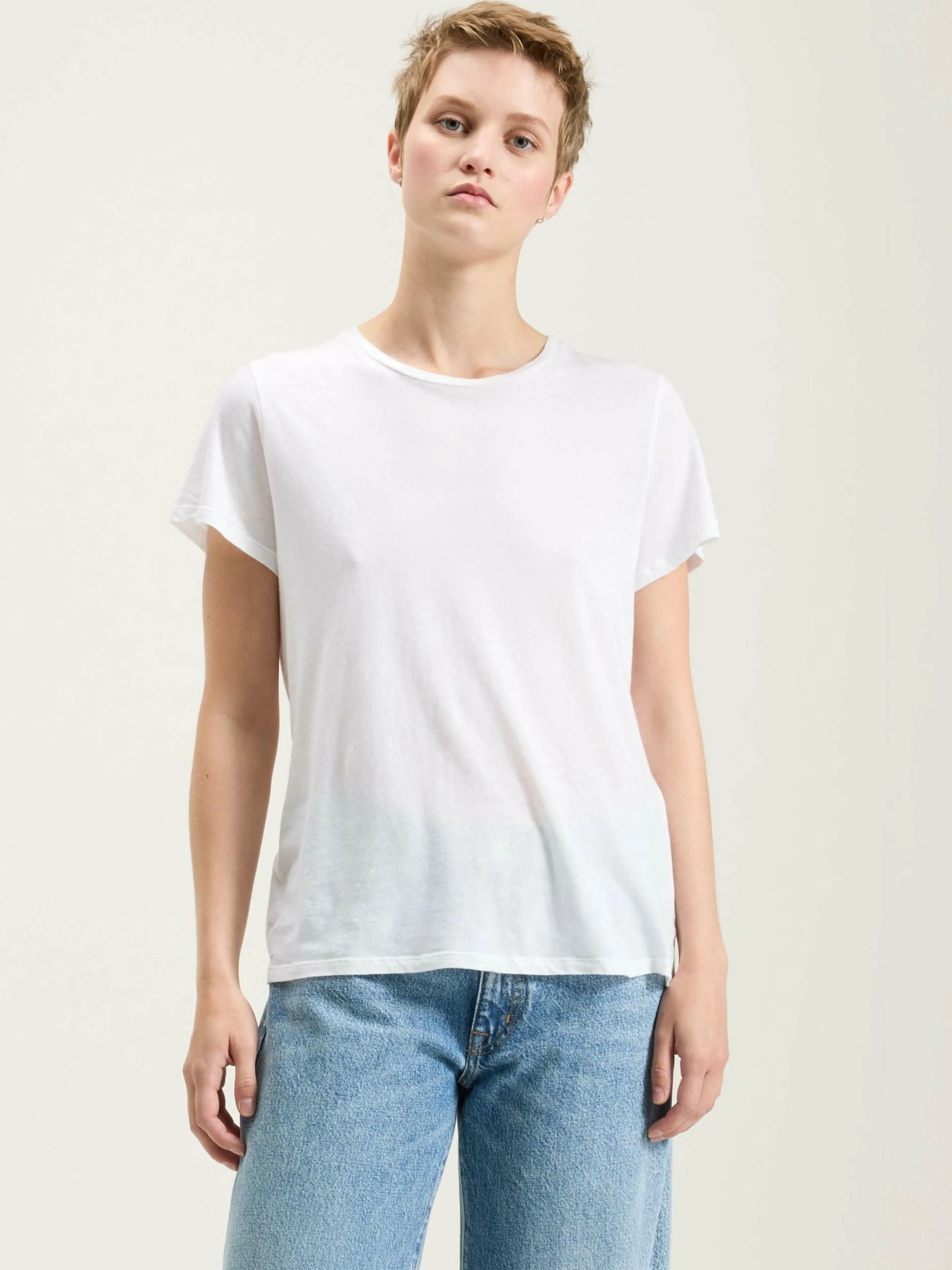 T-Shirts & Tops-Bellerose T-shirt à Manches Courtes Covi White