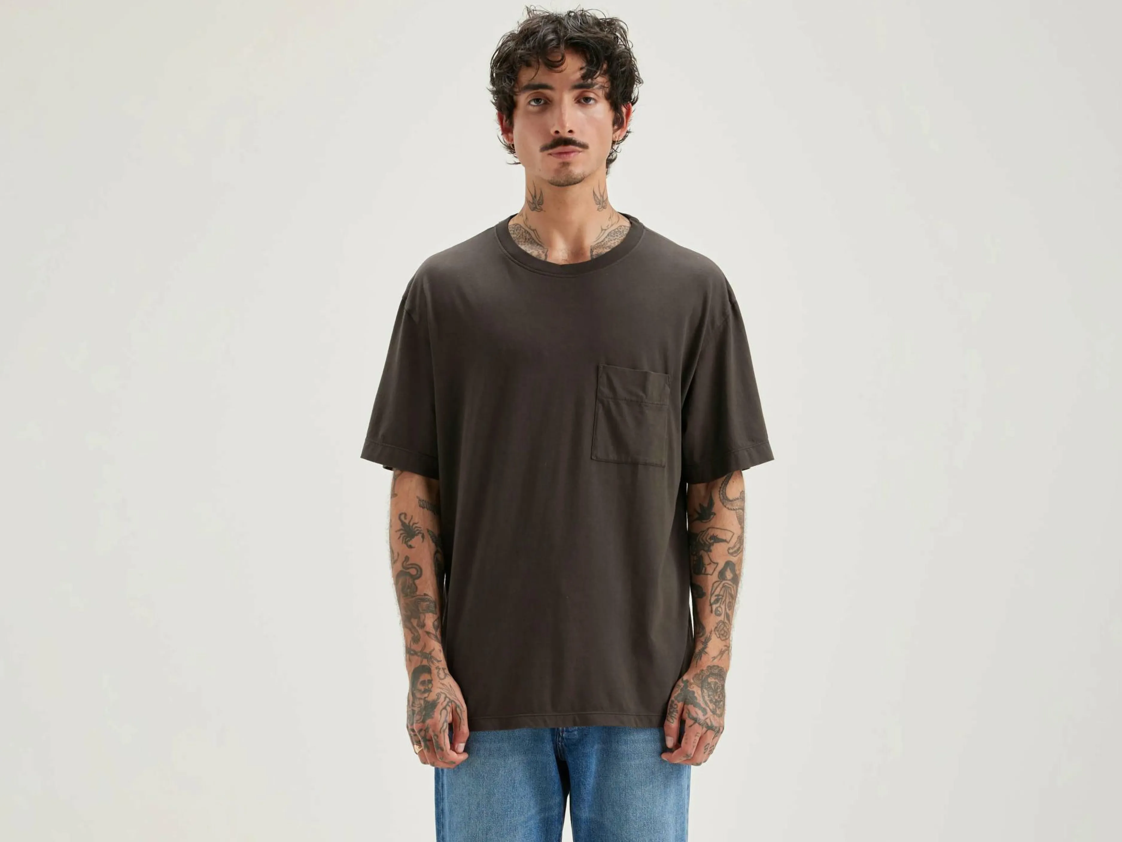 T-Shirts & Polos-Bellerose T-shirt à Manches Courtes Vanick Deep grey