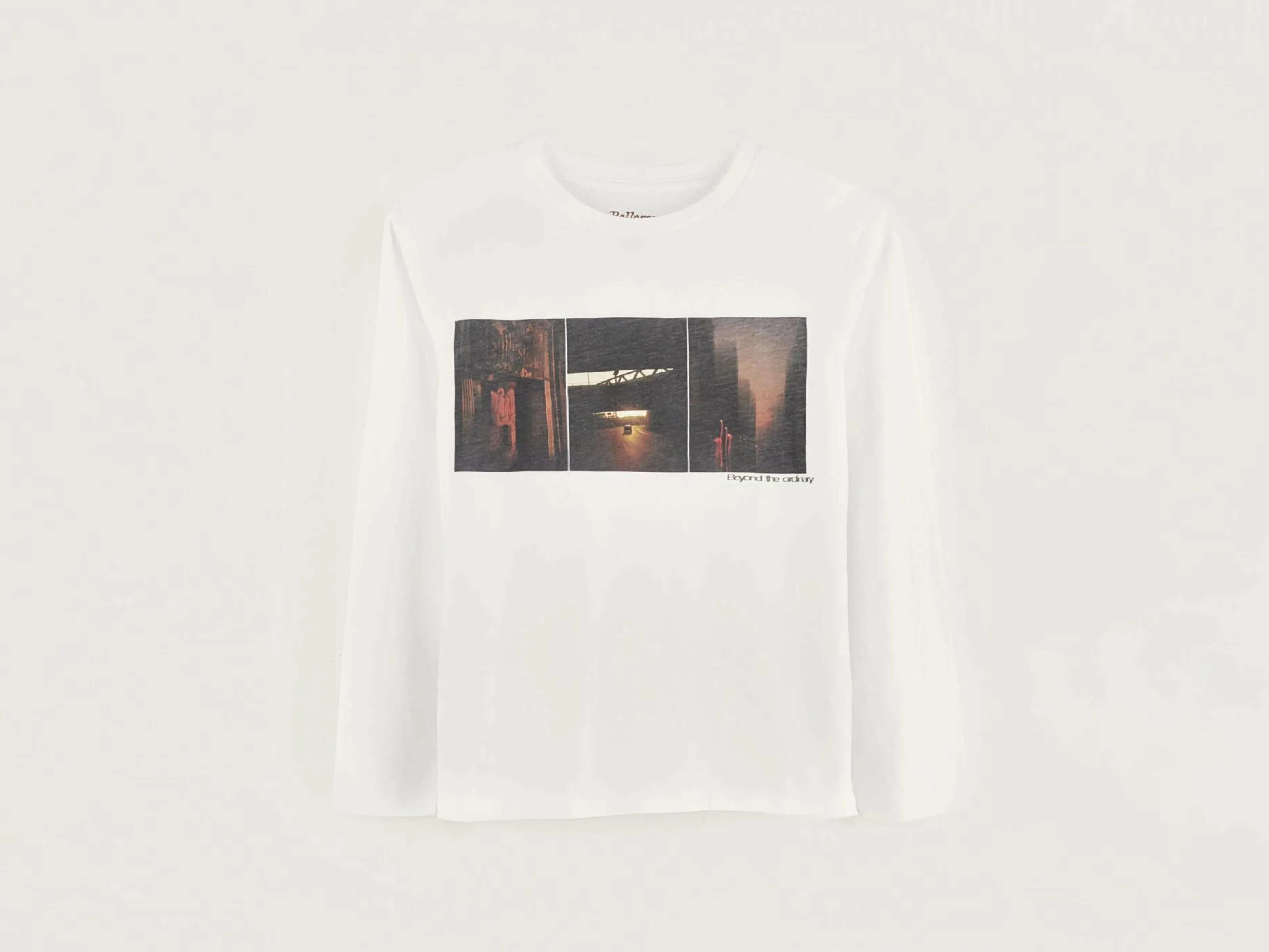 T-Shirt & Polos-Bellerose T-shirt à Manches Longues Kenno White