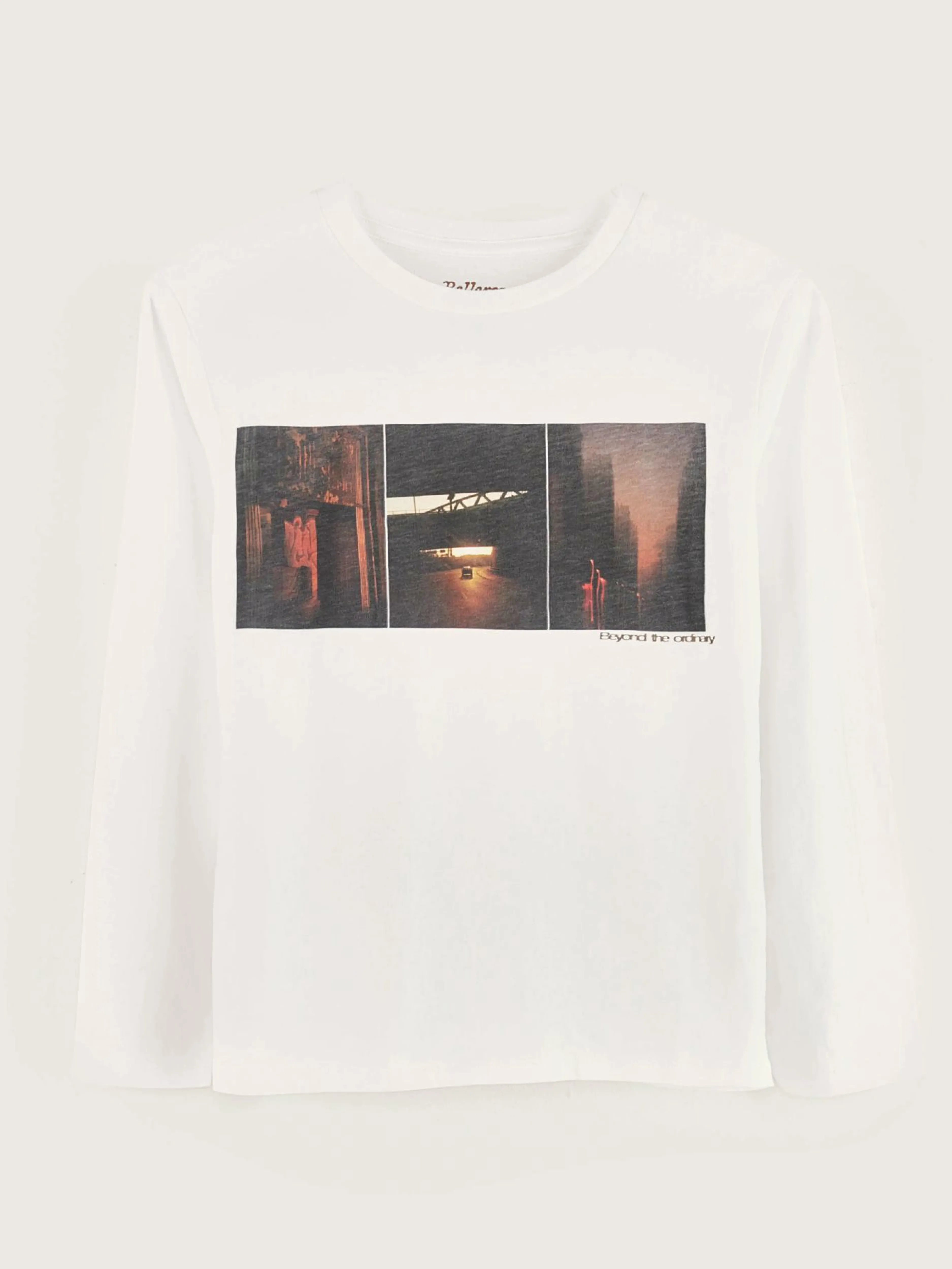 T-Shirt & Polos-Bellerose T-shirt à Manches Longues Kenno White
