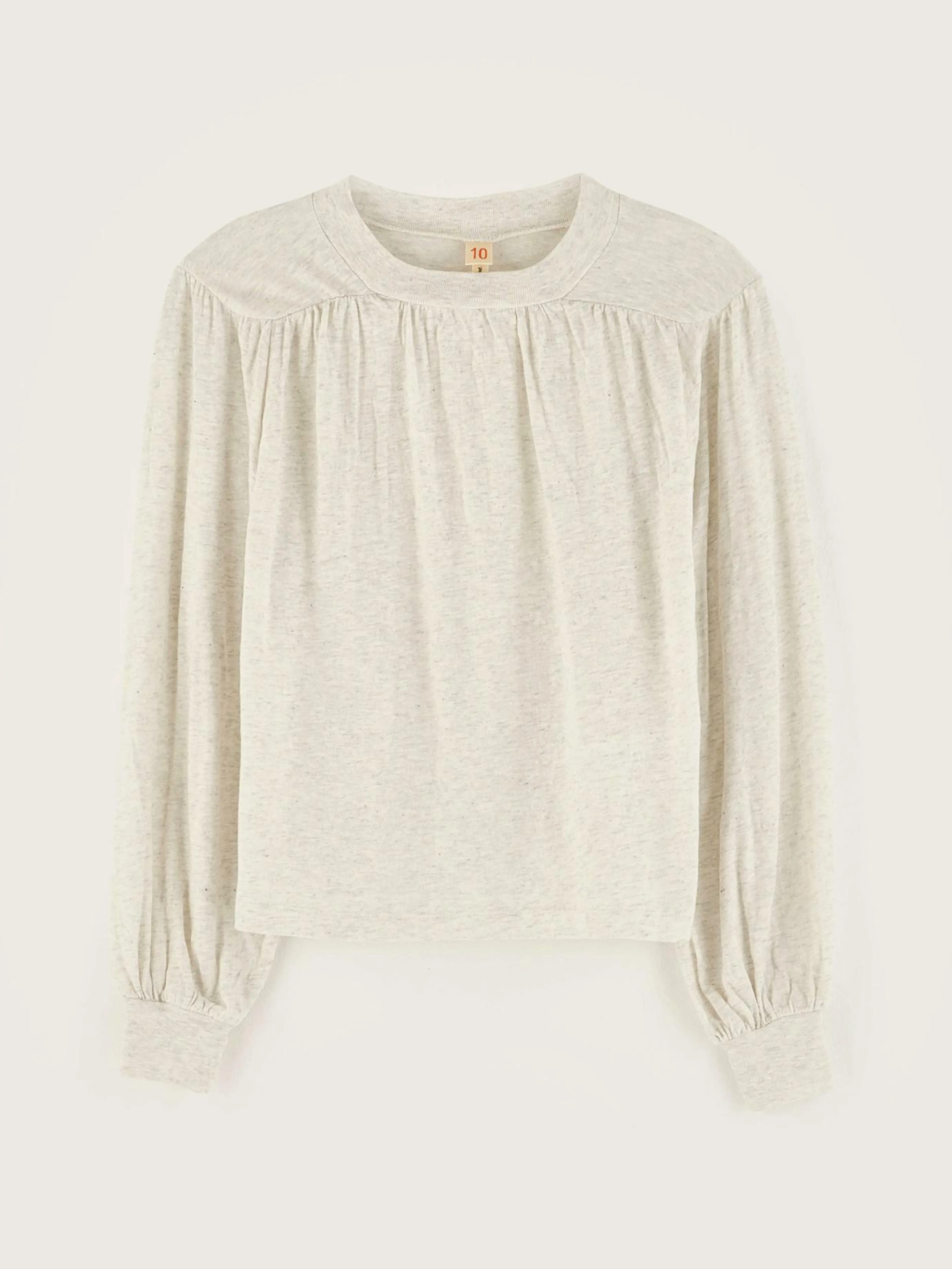 T-Shirts-Bellerose T-shirt à Manches Longues Marge Oyster