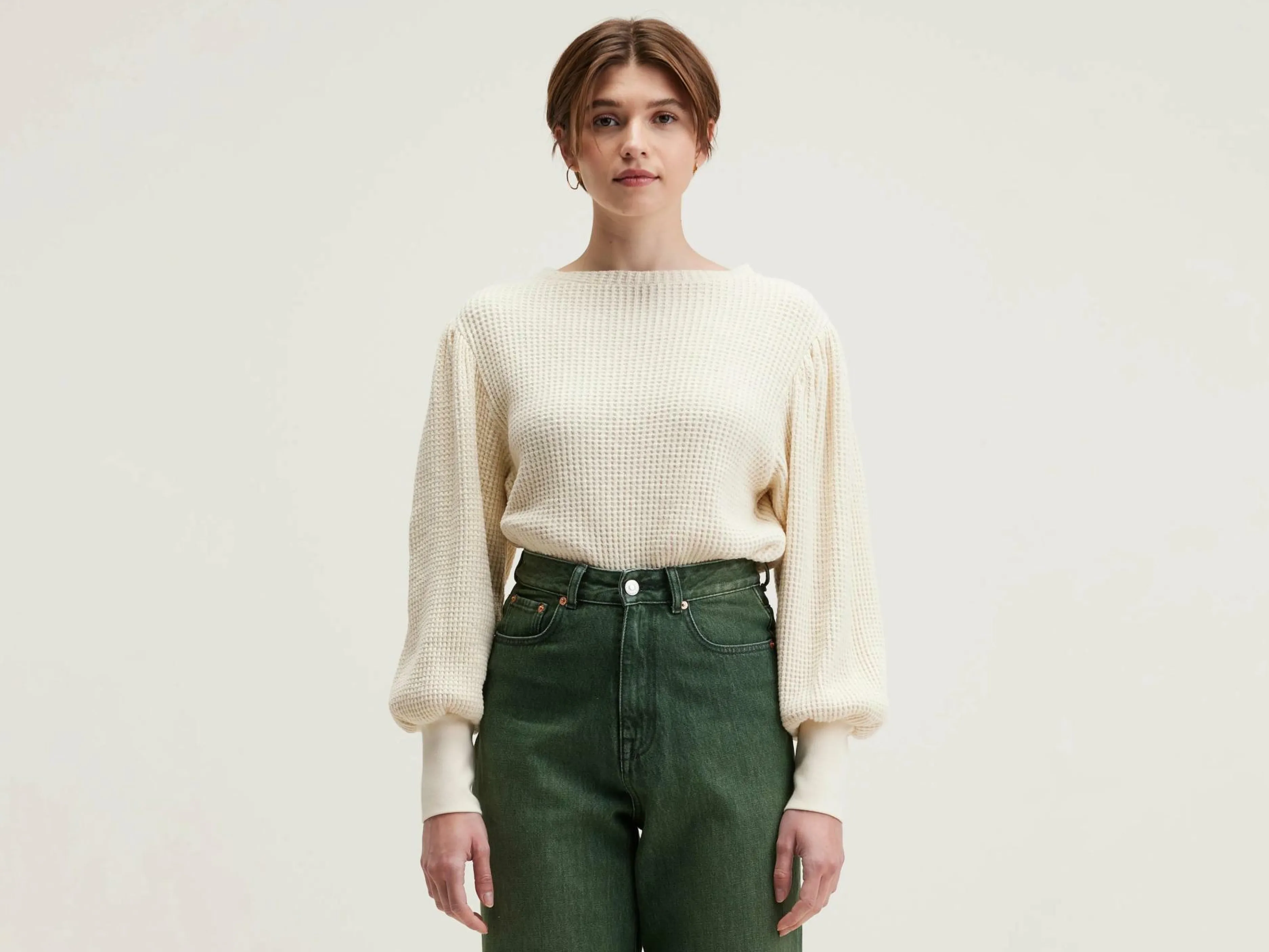 T-Shirts & Tops-Bellerose T-shirt à Manches Longues Milie Cream