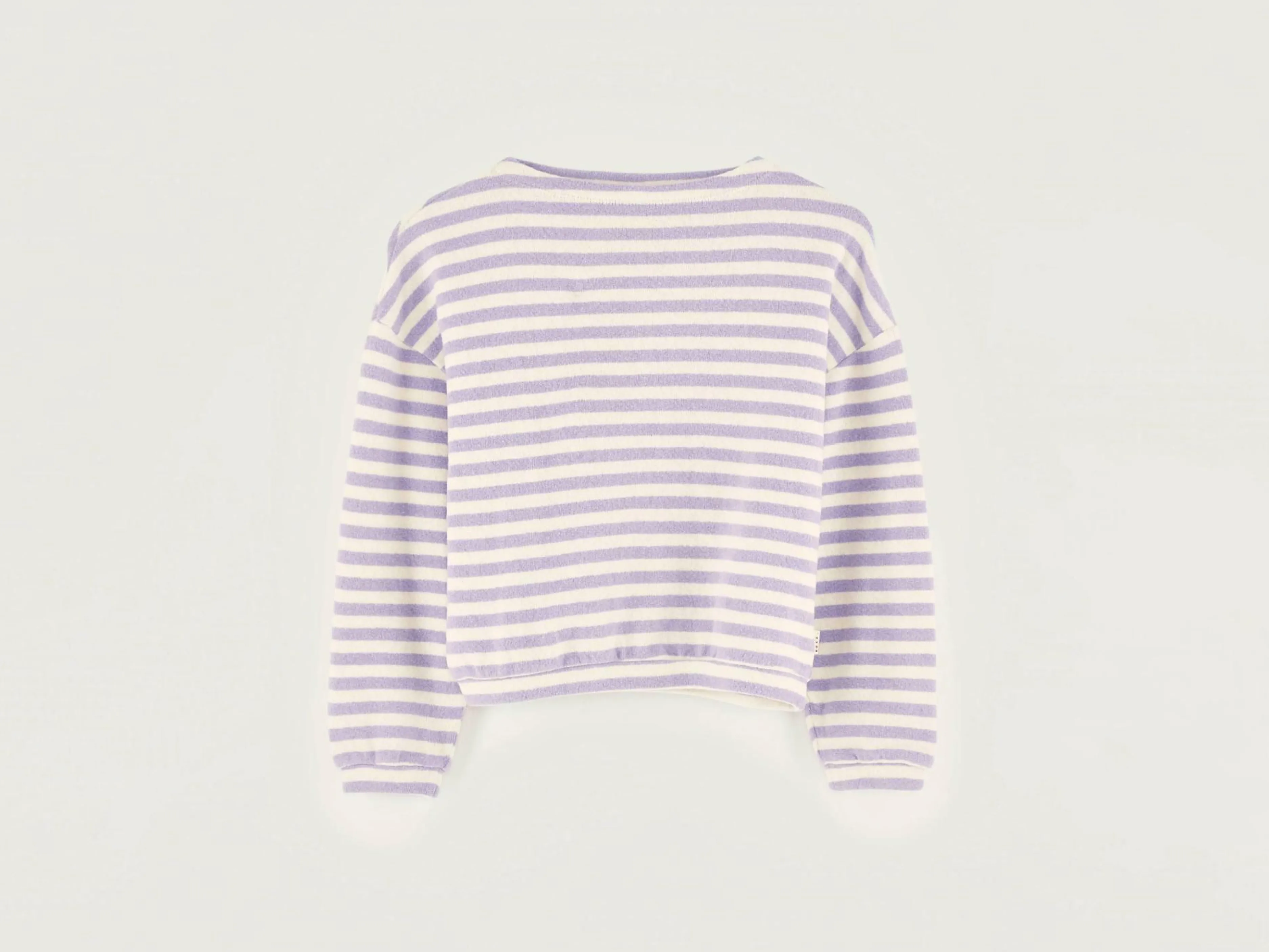 T-Shirts-Bellerose T-shirt à Manches Longues Vaso Bonbon / Ecru
