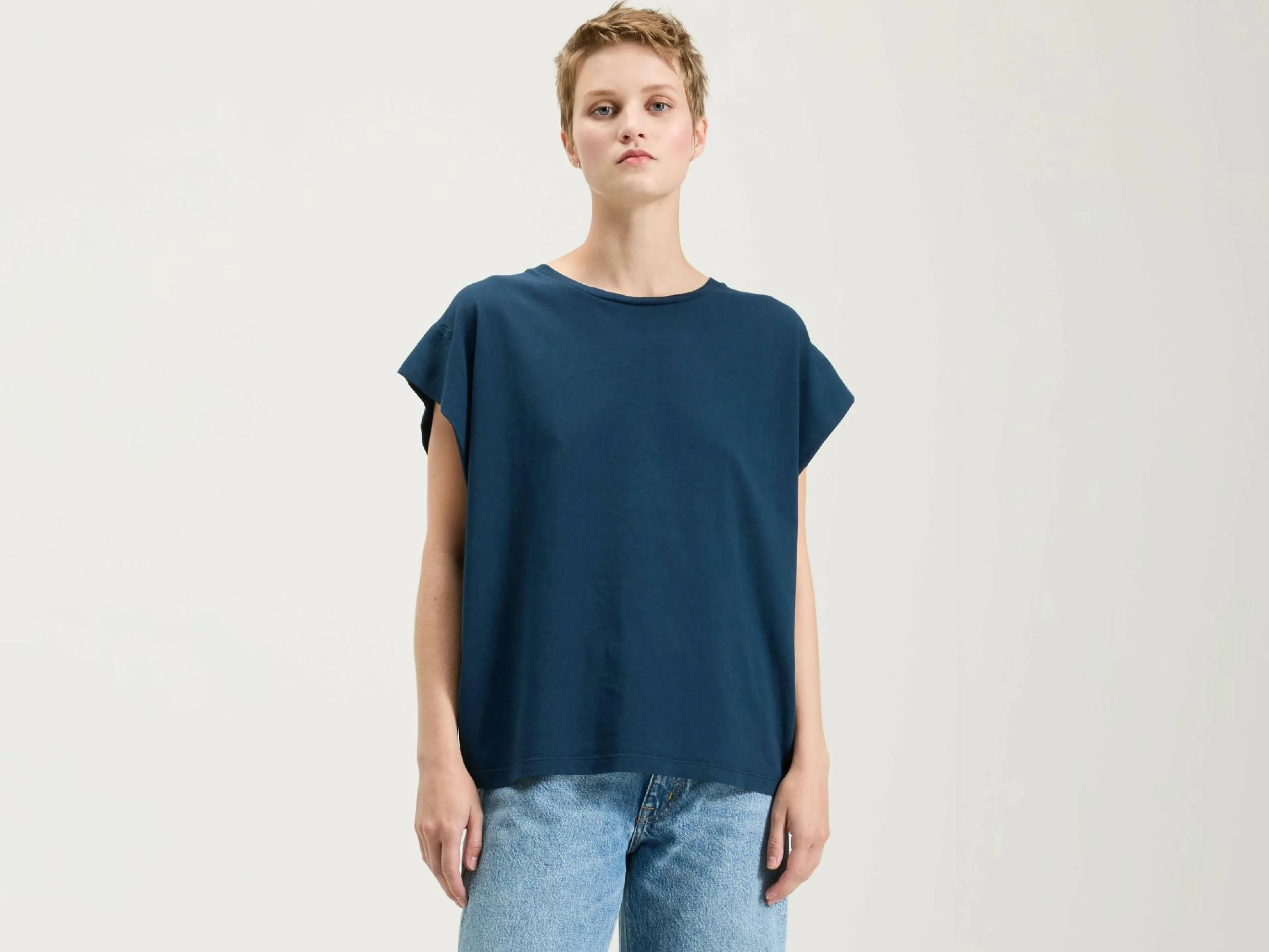 T-Shirts & Tops-Bellerose T-shirt Col Rond Vice Parker