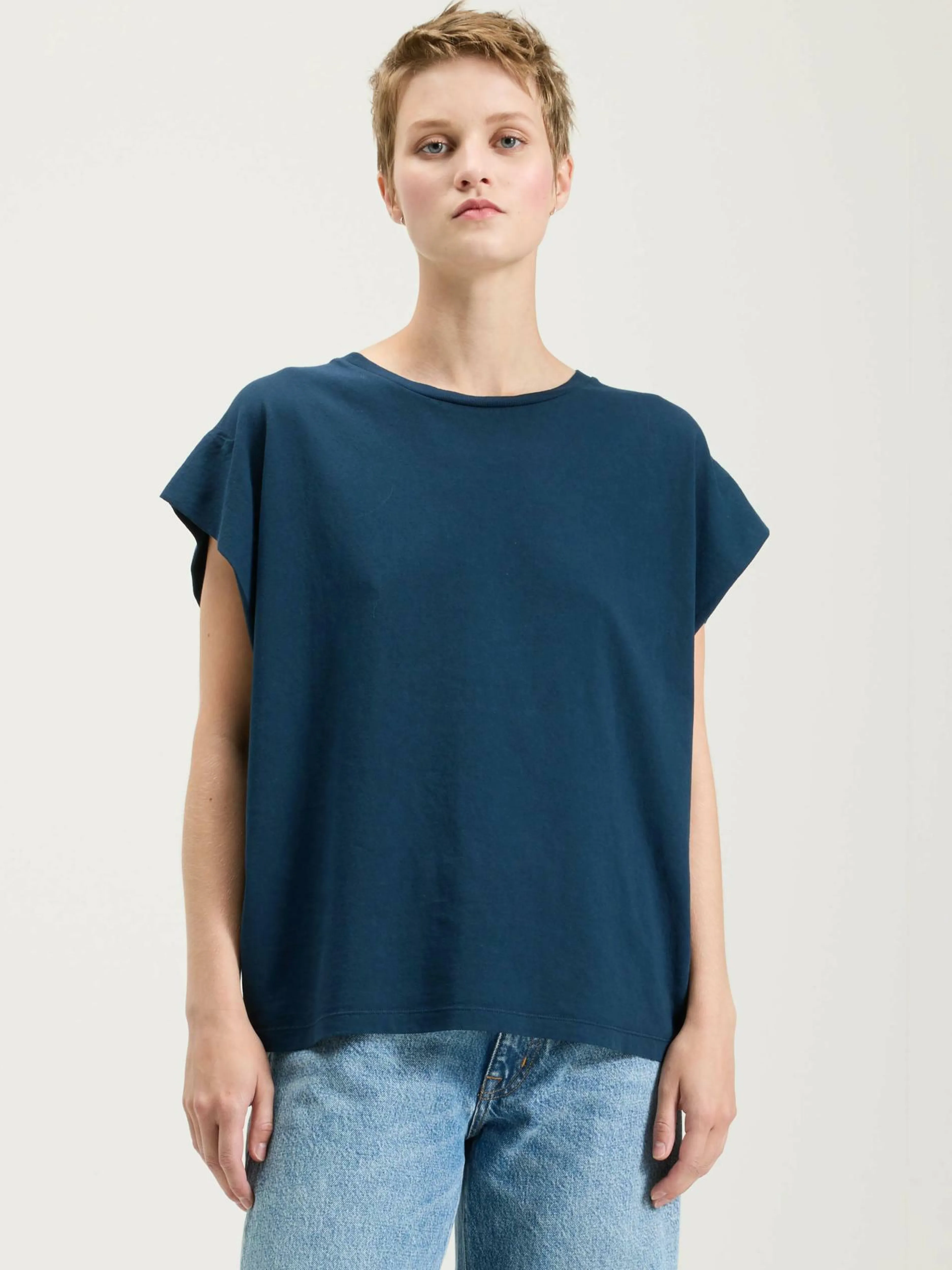 T-Shirts & Tops-Bellerose T-shirt Col Rond Vice Parker