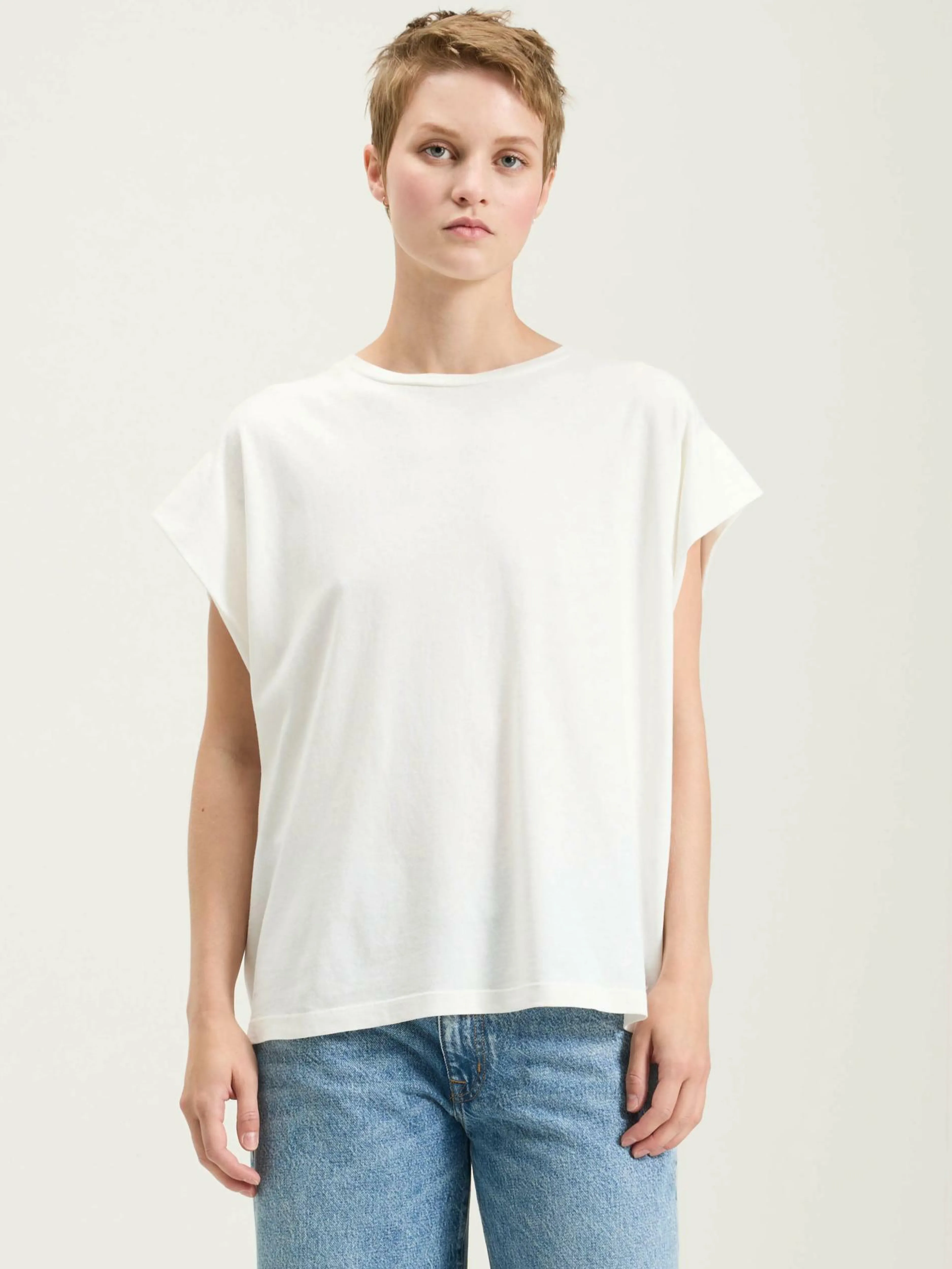 T-Shirts & Tops-Bellerose T-shirt Col Rond Vice Casper