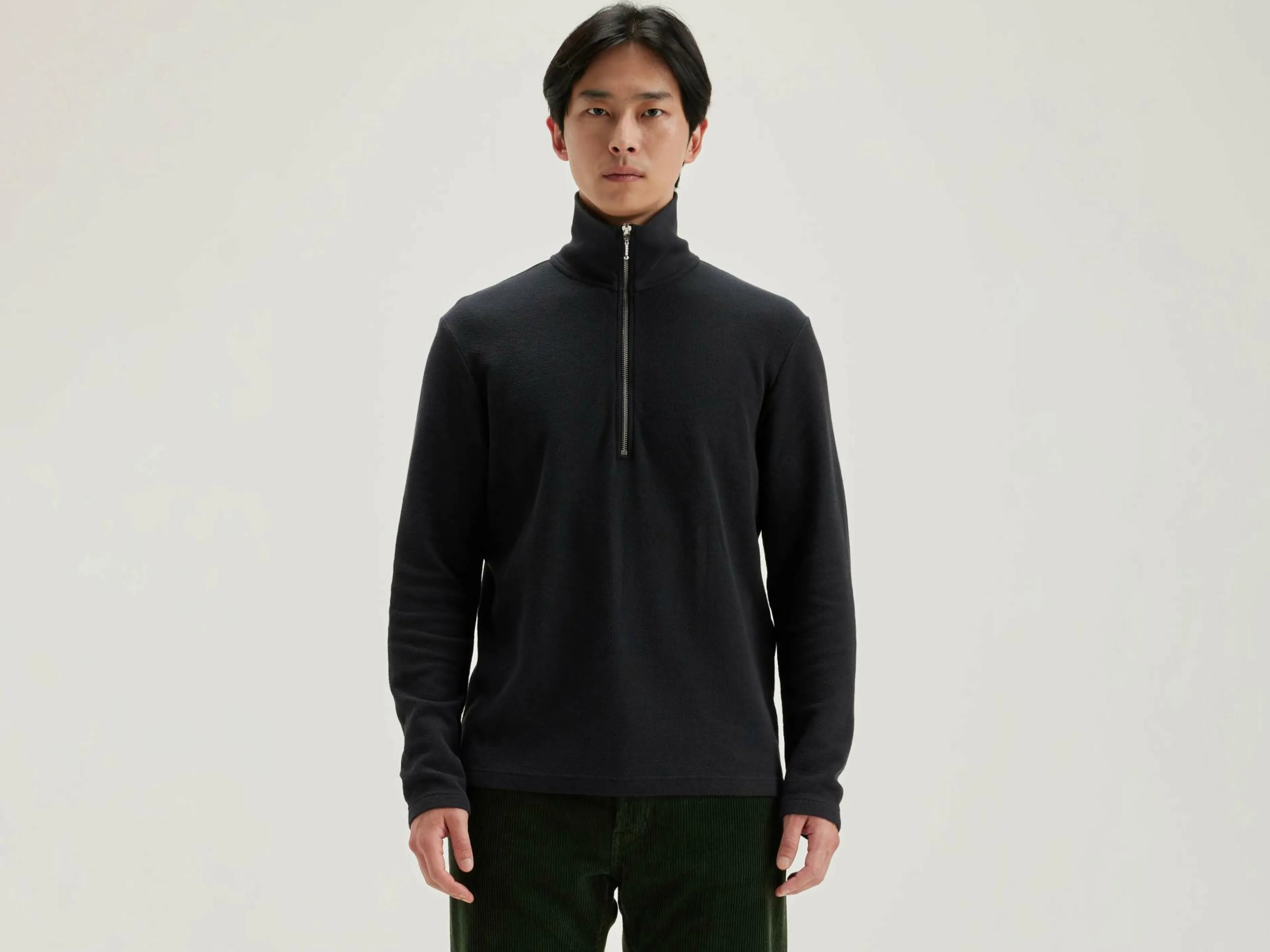 T-Shirts & Polos-Bellerose T-shirt Col Zippé Spence Navy