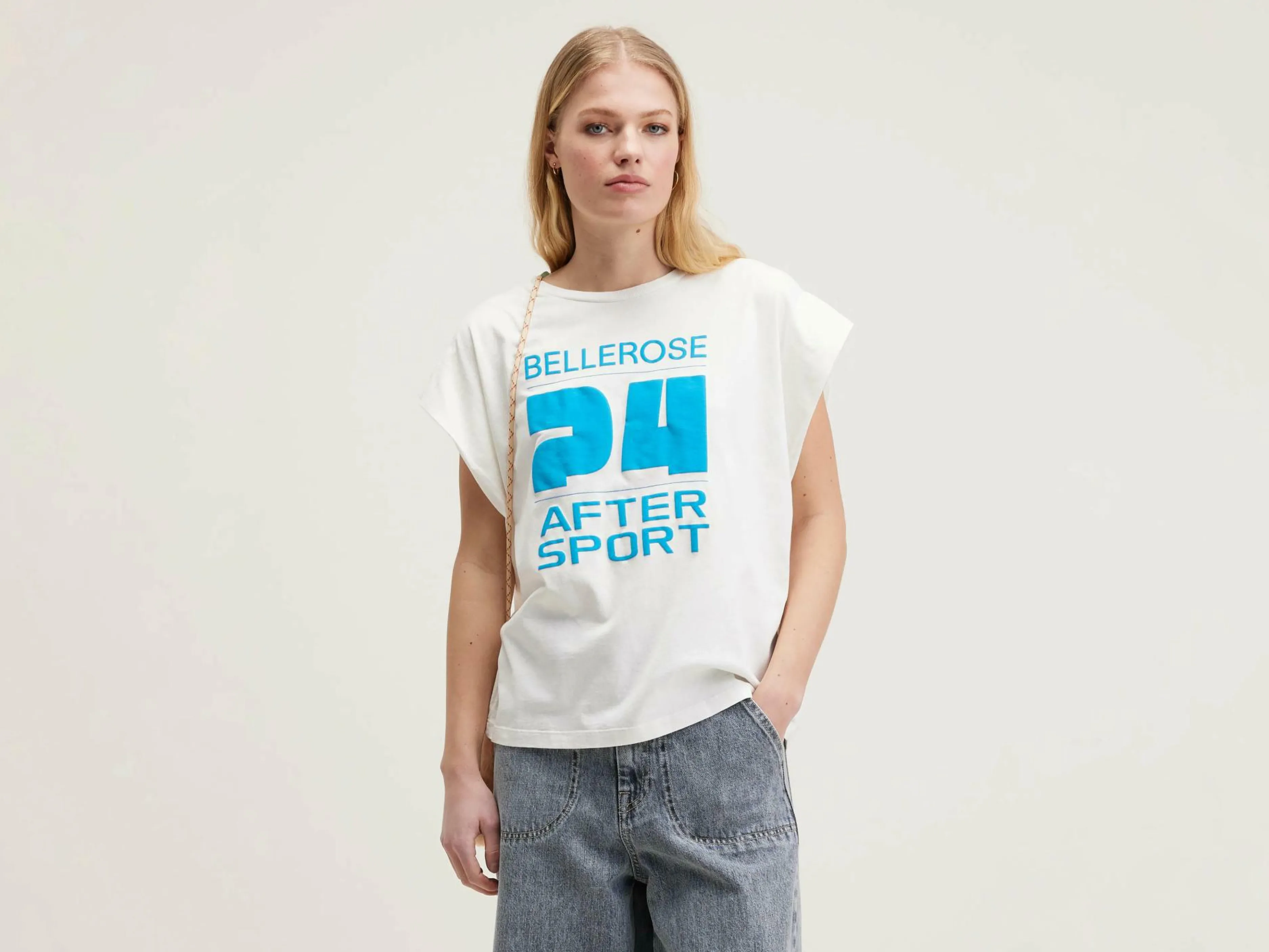 T-Shirts & Tops-Bellerose T-shirt En Coton Vice Vintage white