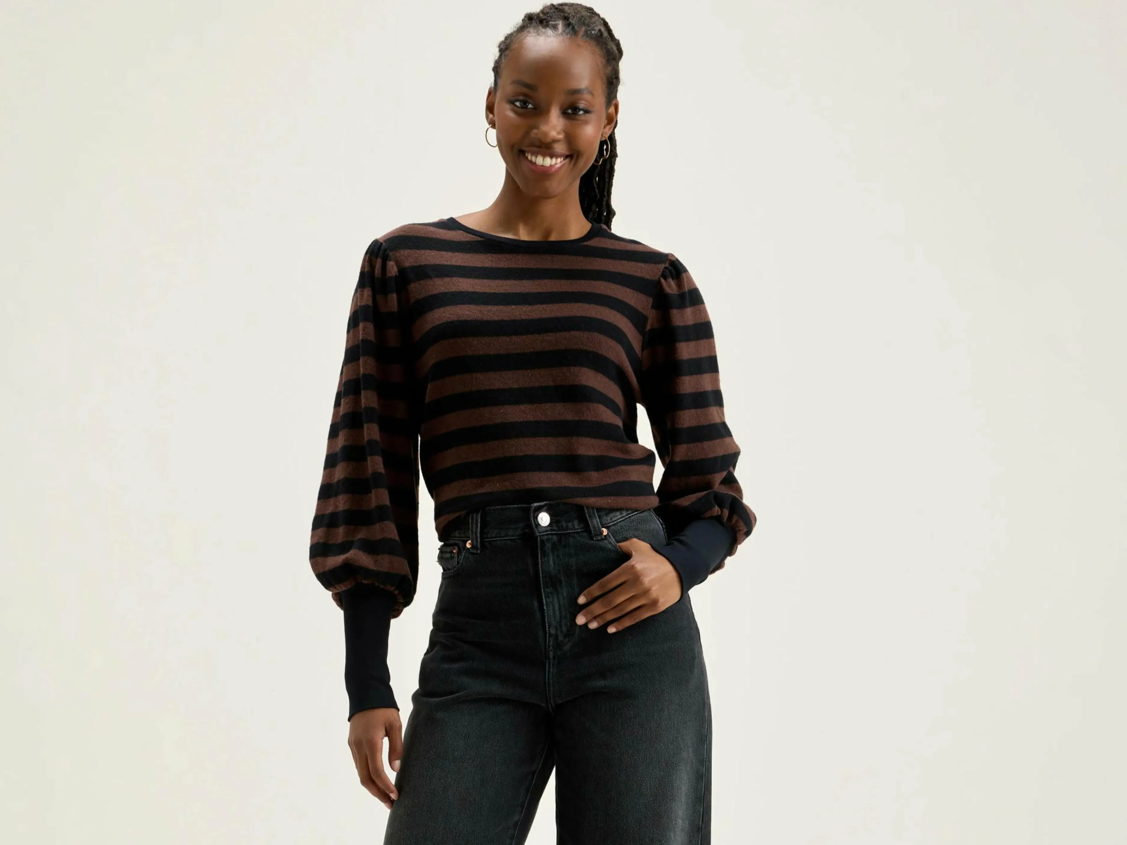 T-Shirts & Tops-Bellerose T-shirt Manches Bouffantes Vidoum Deep well / Lychee