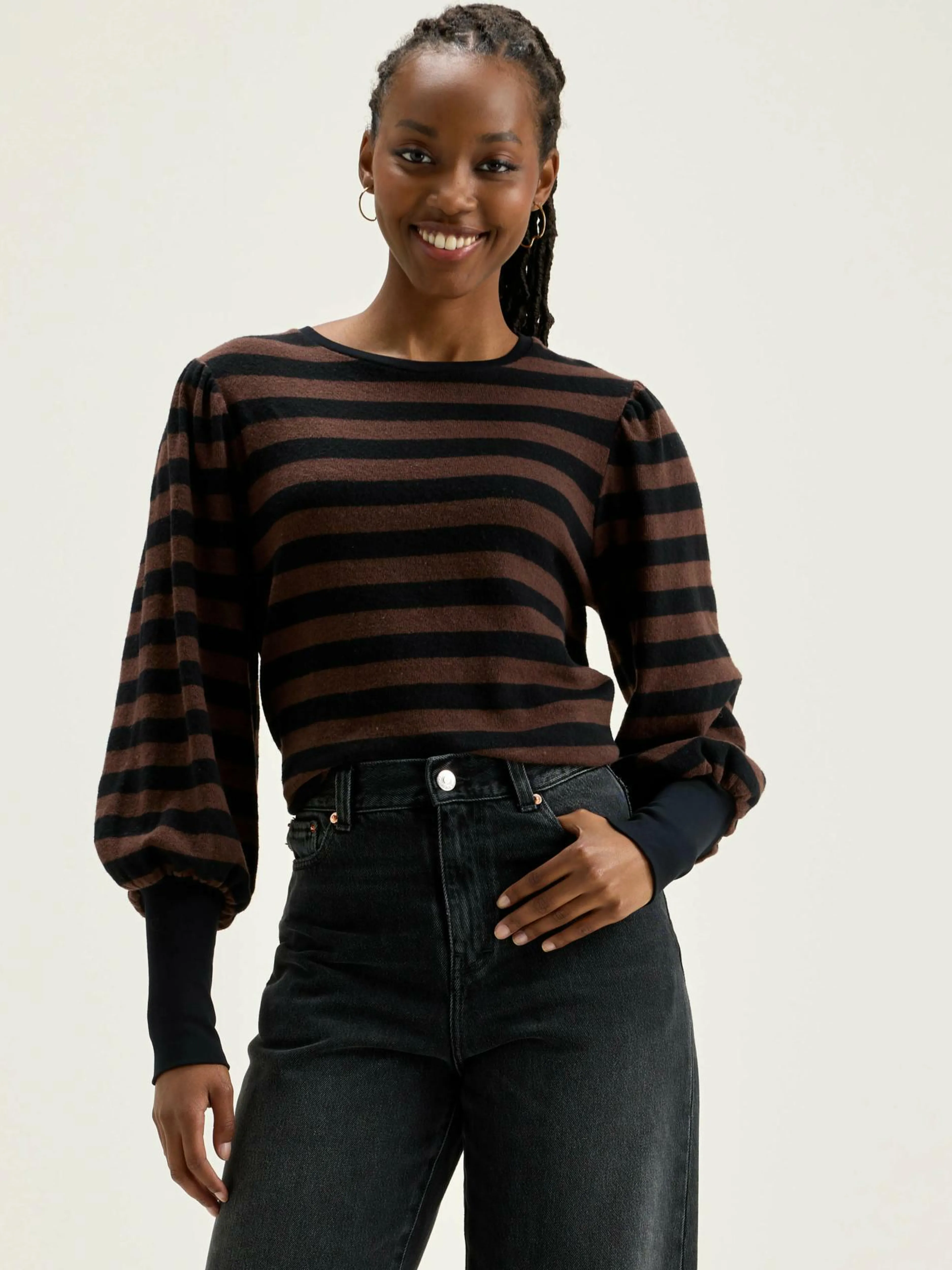 T-Shirts & Tops-Bellerose T-shirt Manches Bouffantes Vidoum Deep well / Lychee