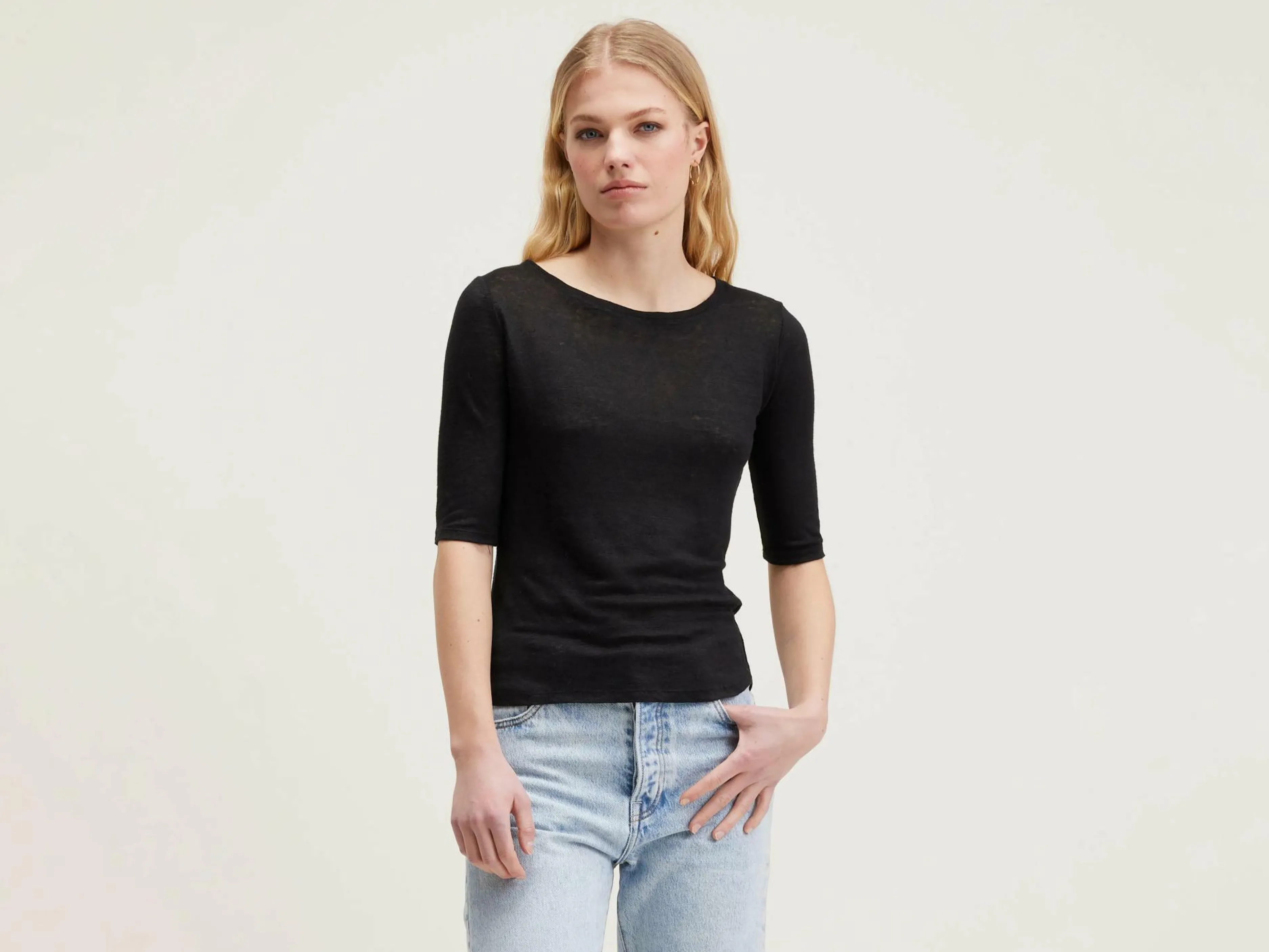 T-Shirts & Tops-Bellerose T-shirt Slim Seas Off black