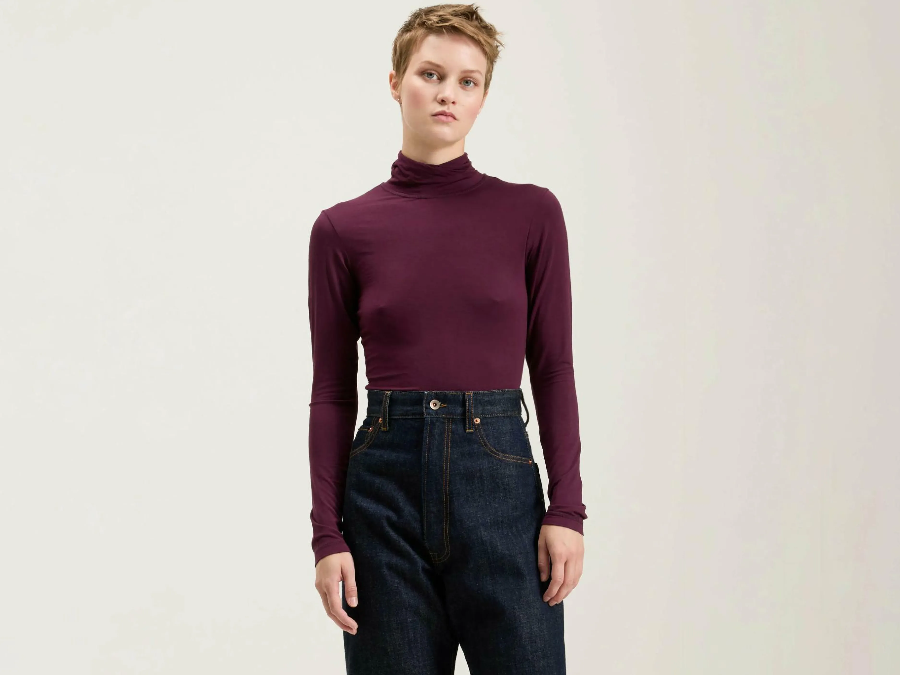 T-Shirts & Tops-Bellerose T-shirt Slim Vinny Wine