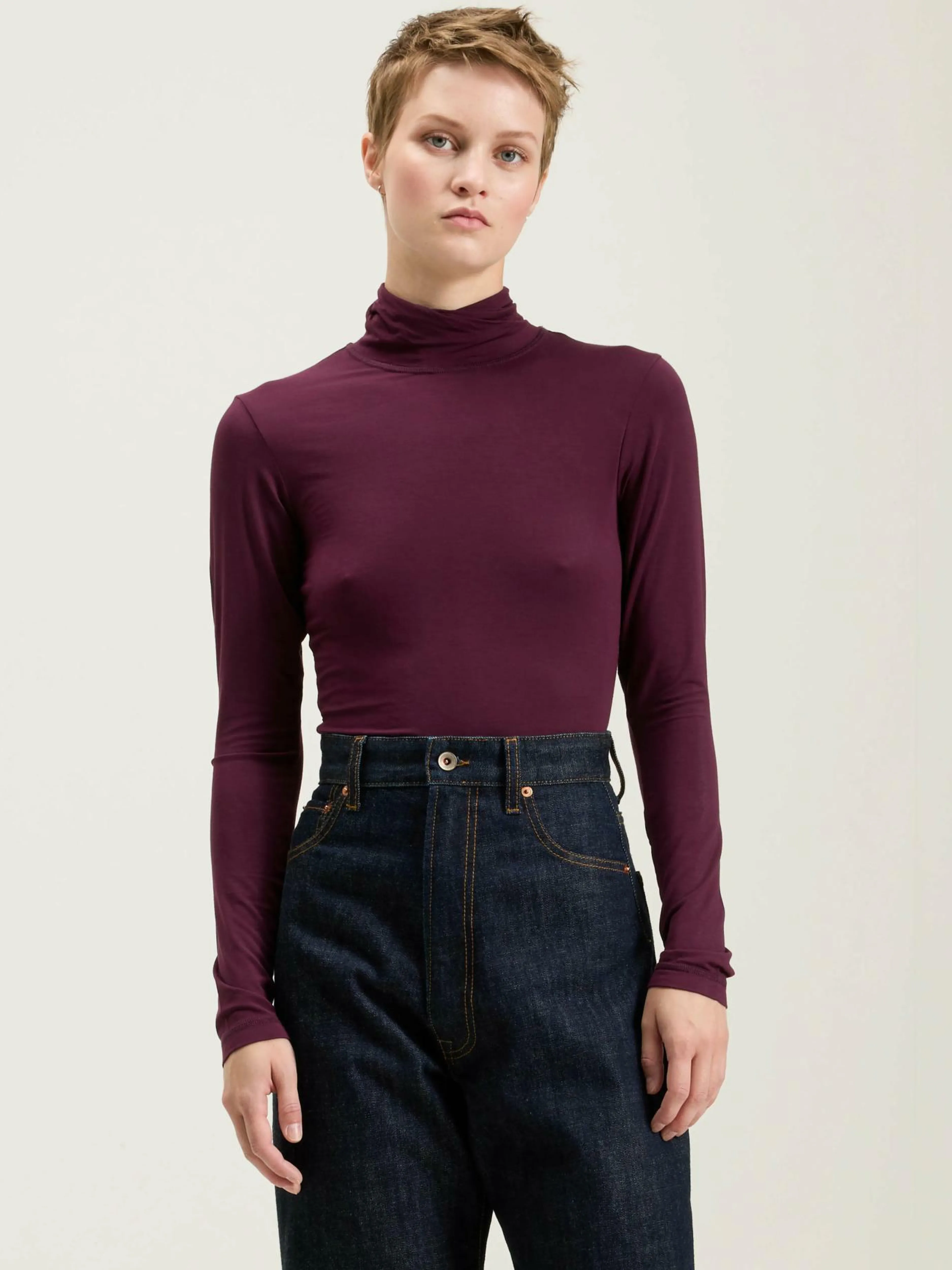 T-Shirts & Tops-Bellerose T-shirt Slim Vinny Wine
