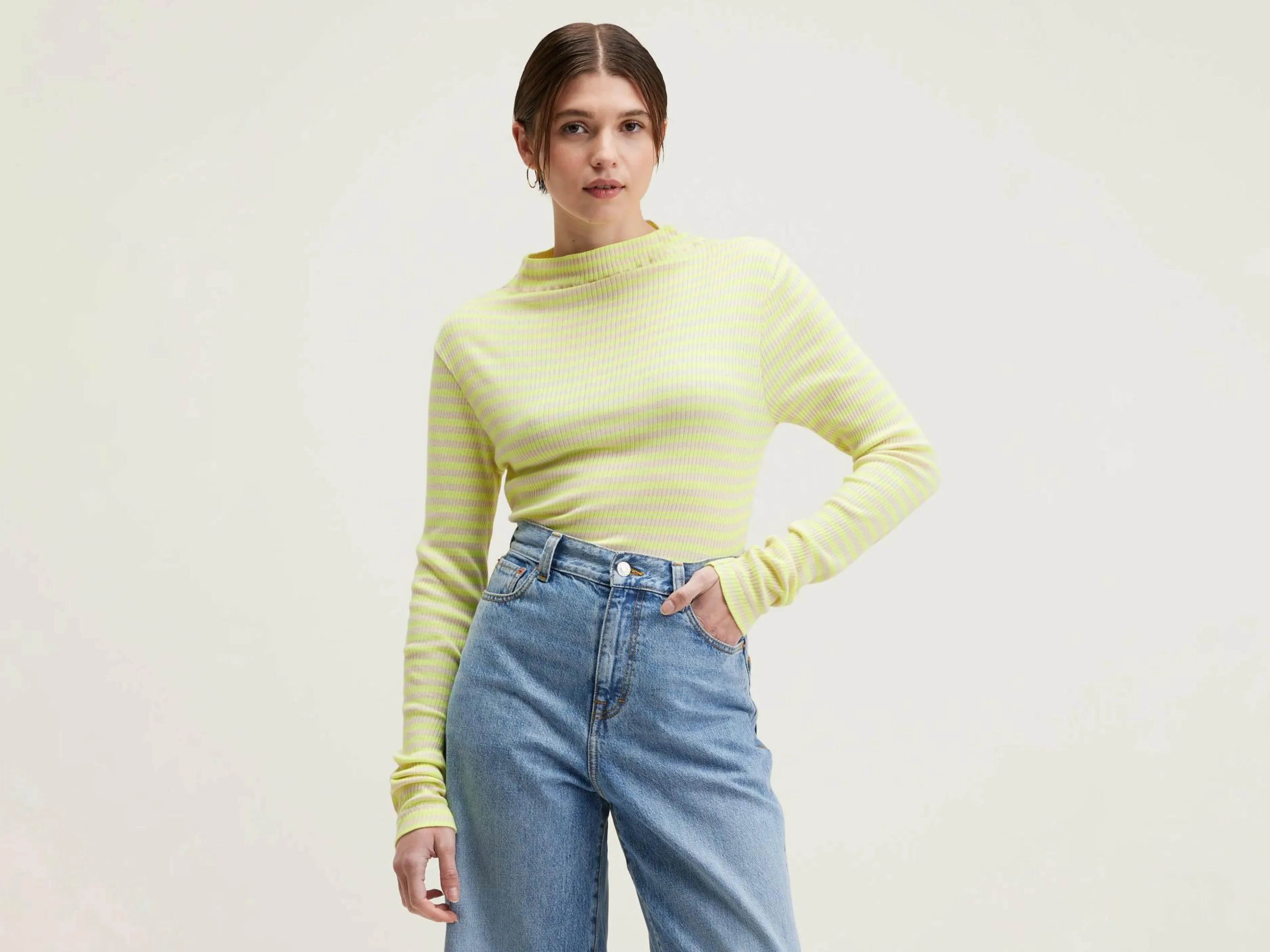 T-Shirts & Tops-Bellerose T-shirt Slim Viory Antique white / Glow