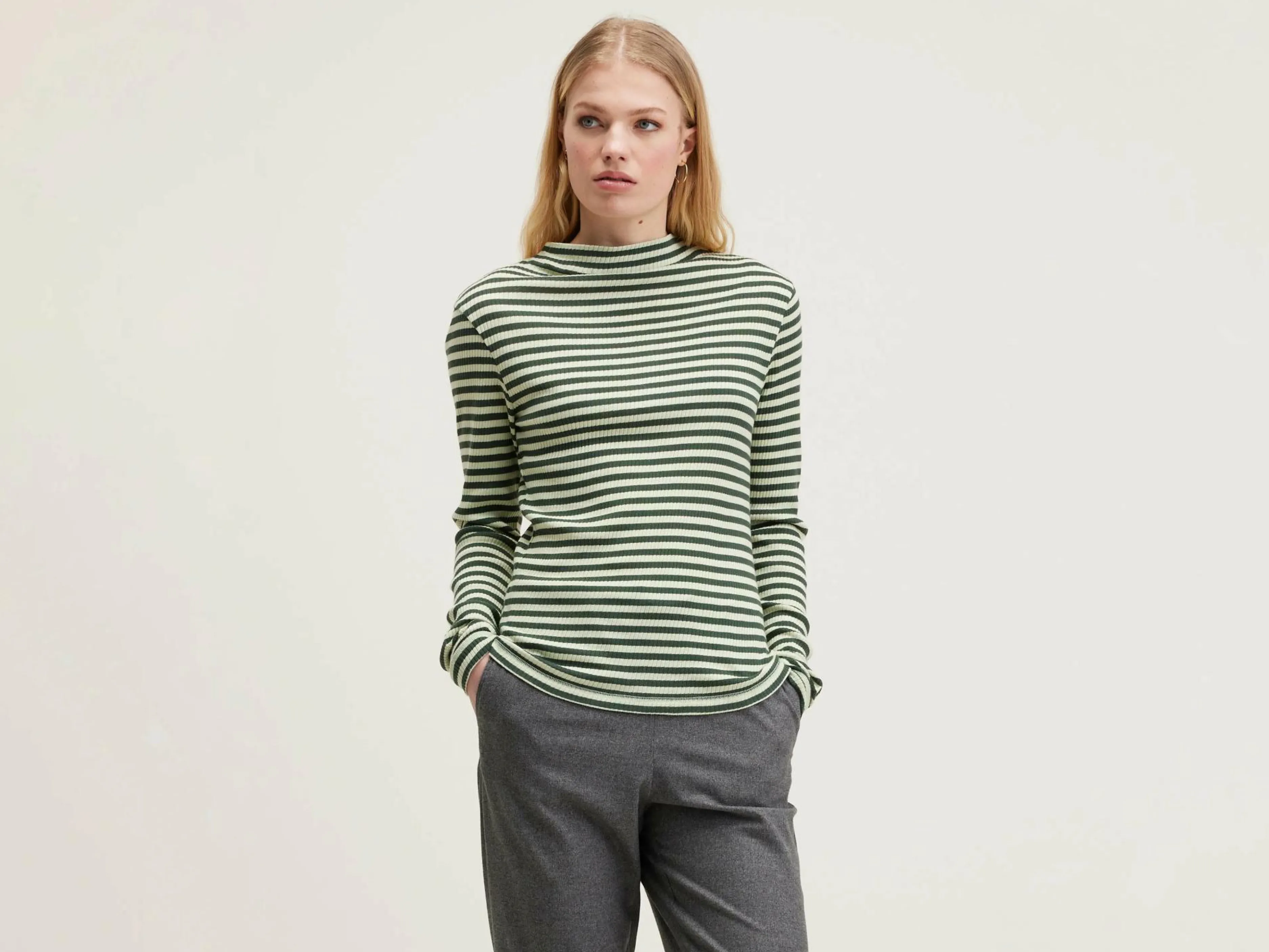 T-Shirts & Tops-Bellerose T-shirt Slim Viory Gardenia
