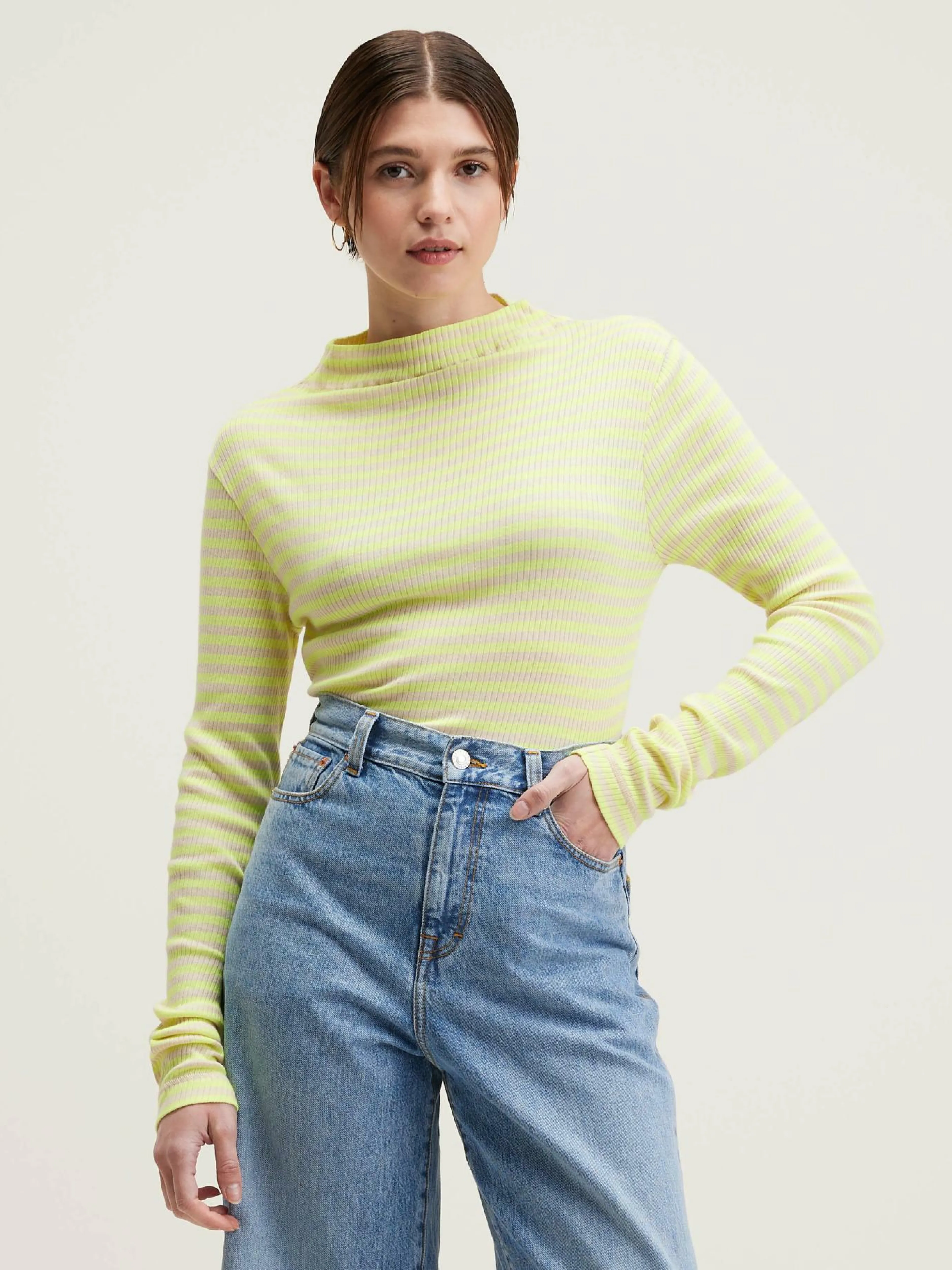 T-Shirts & Tops-Bellerose T-shirt Slim Viory Antique white / Glow