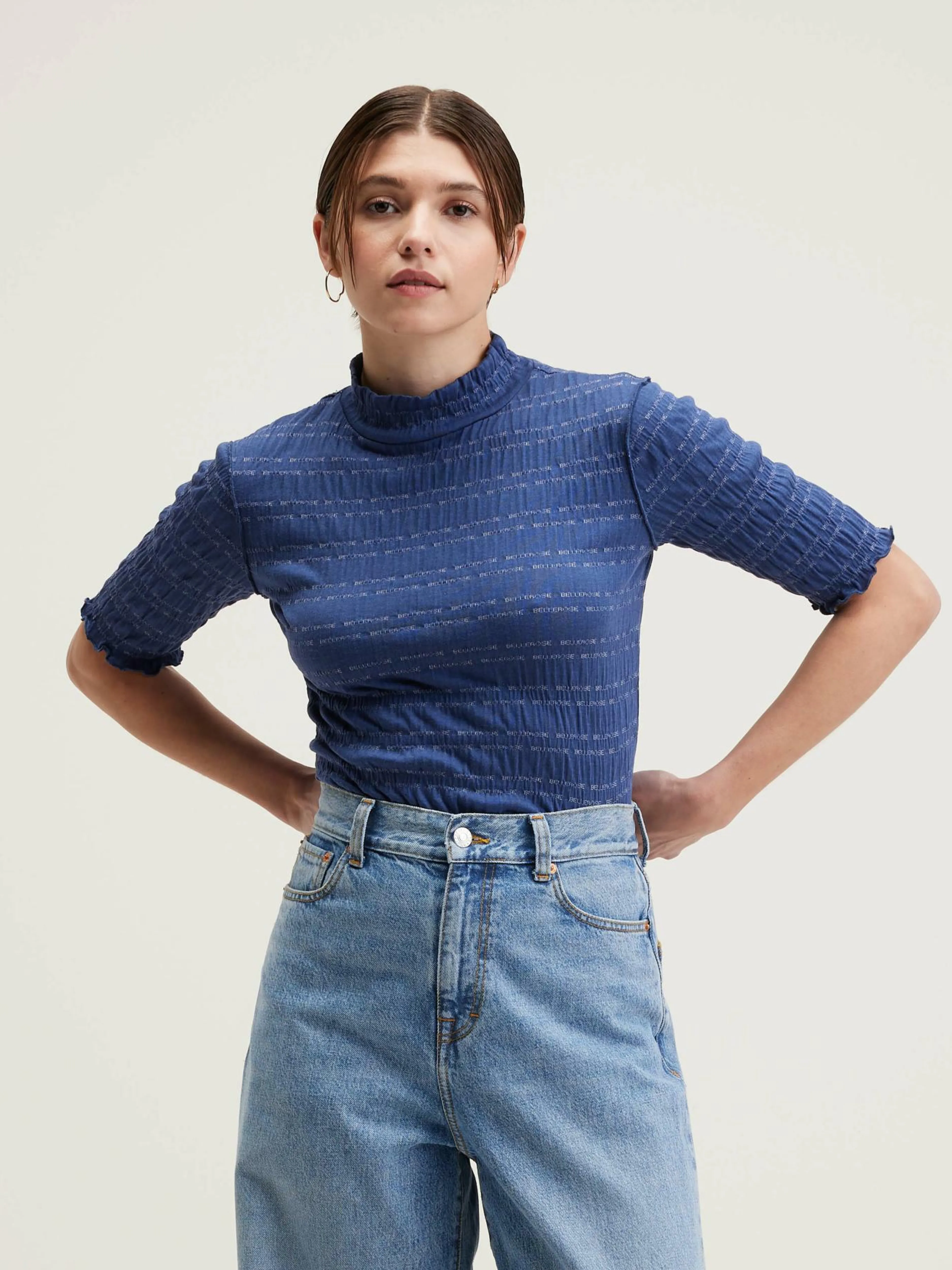 T-Shirts & Tops-Bellerose T-shirt Slim Vizsla