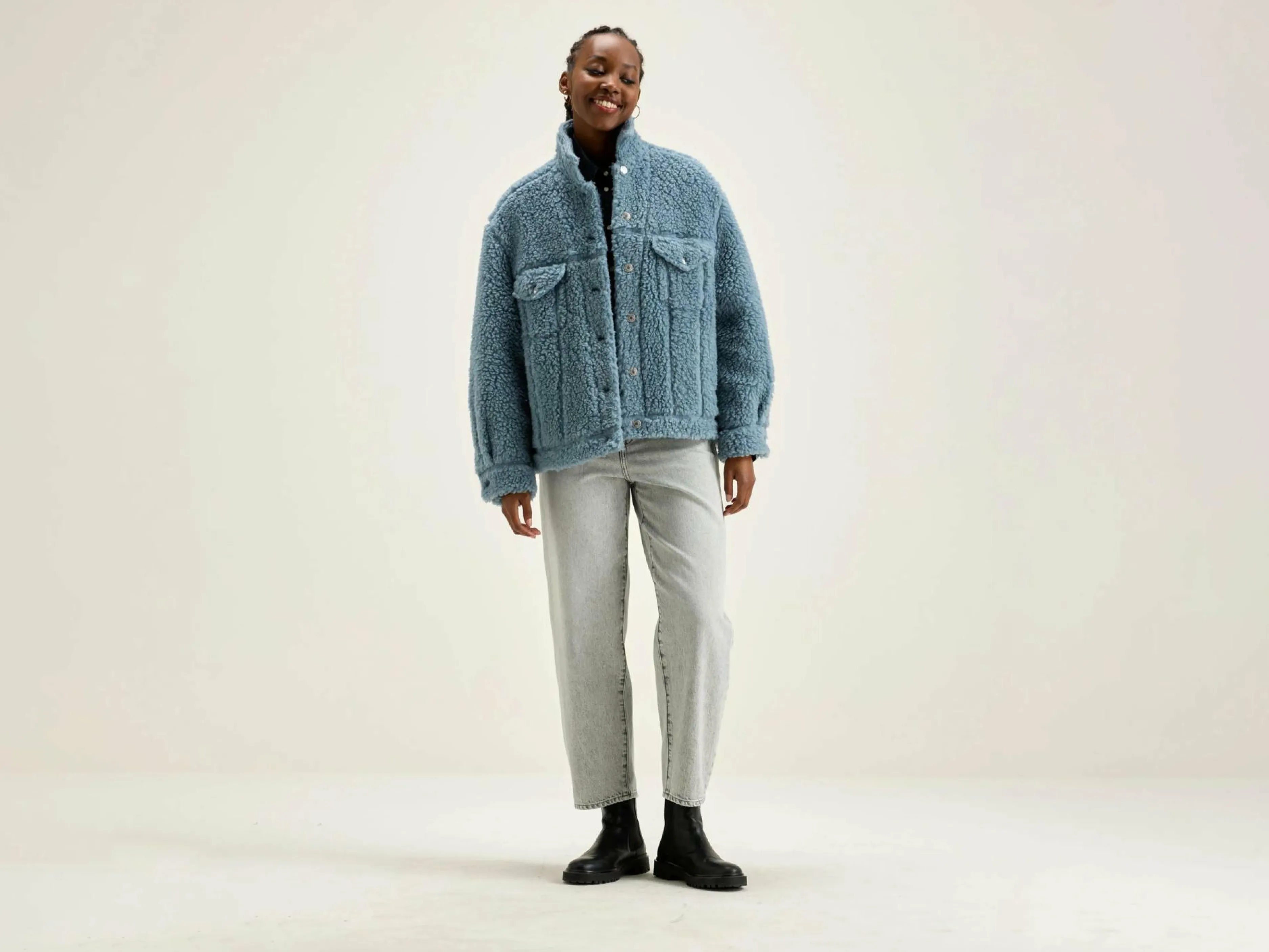 Manteaux & Vestes-Bellerose Veste En Teddy Joyce