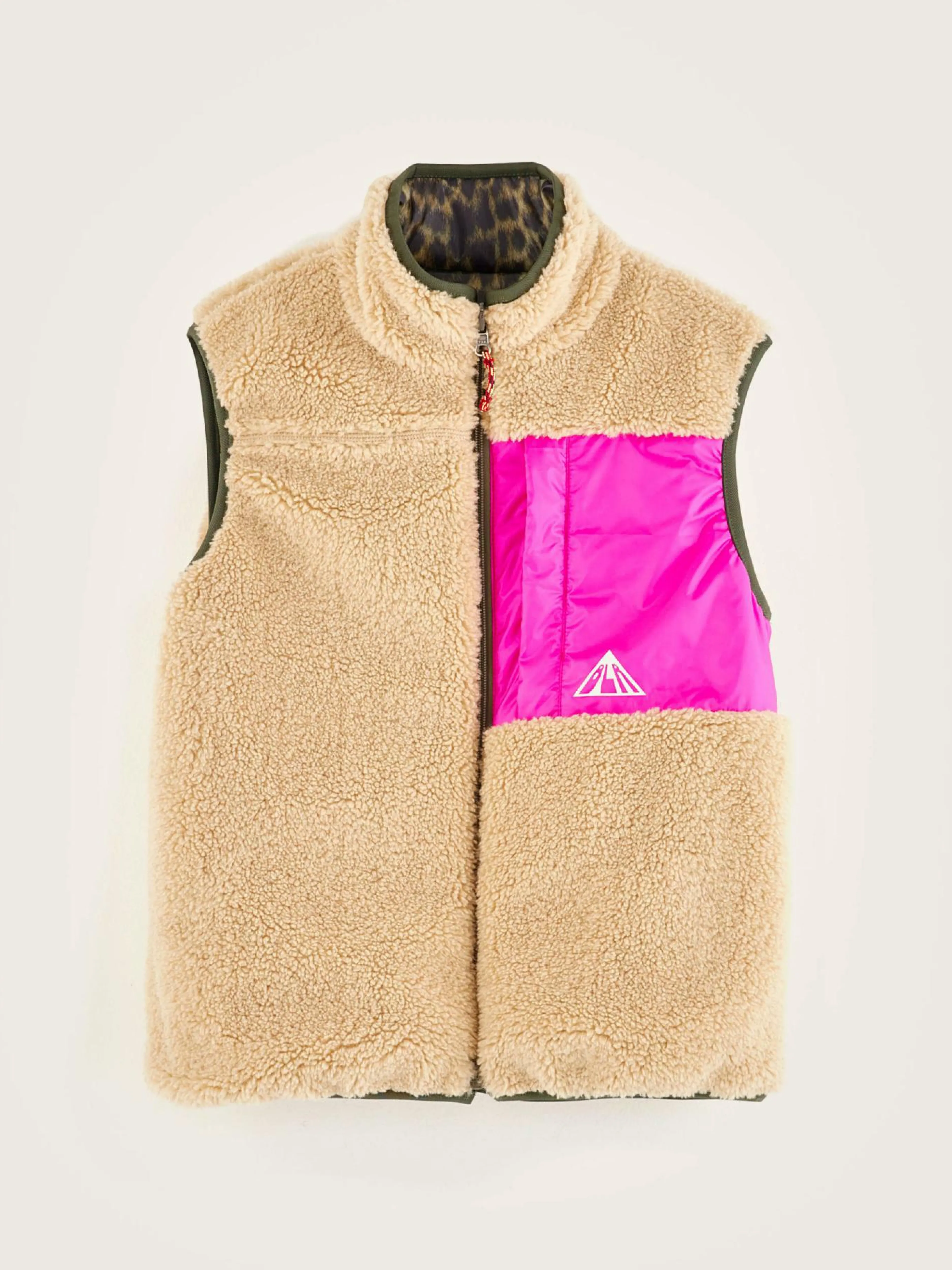Manteaux & Vestes-Bellerose Veste Sans Manches Hans Coffee / Oatmeal