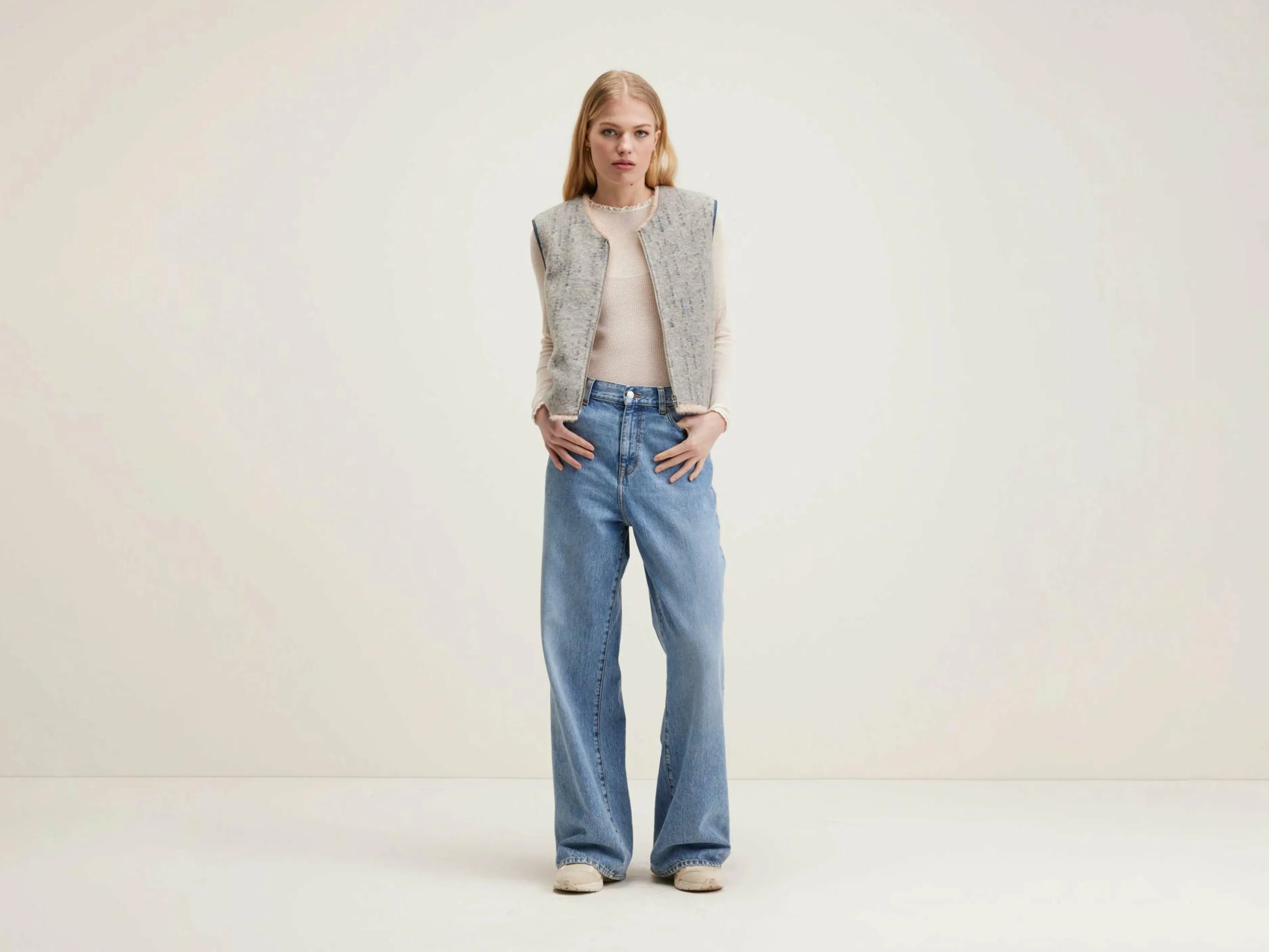 Manteaux & Vestes-Bellerose Veste Sans Manches Hess Heather grey